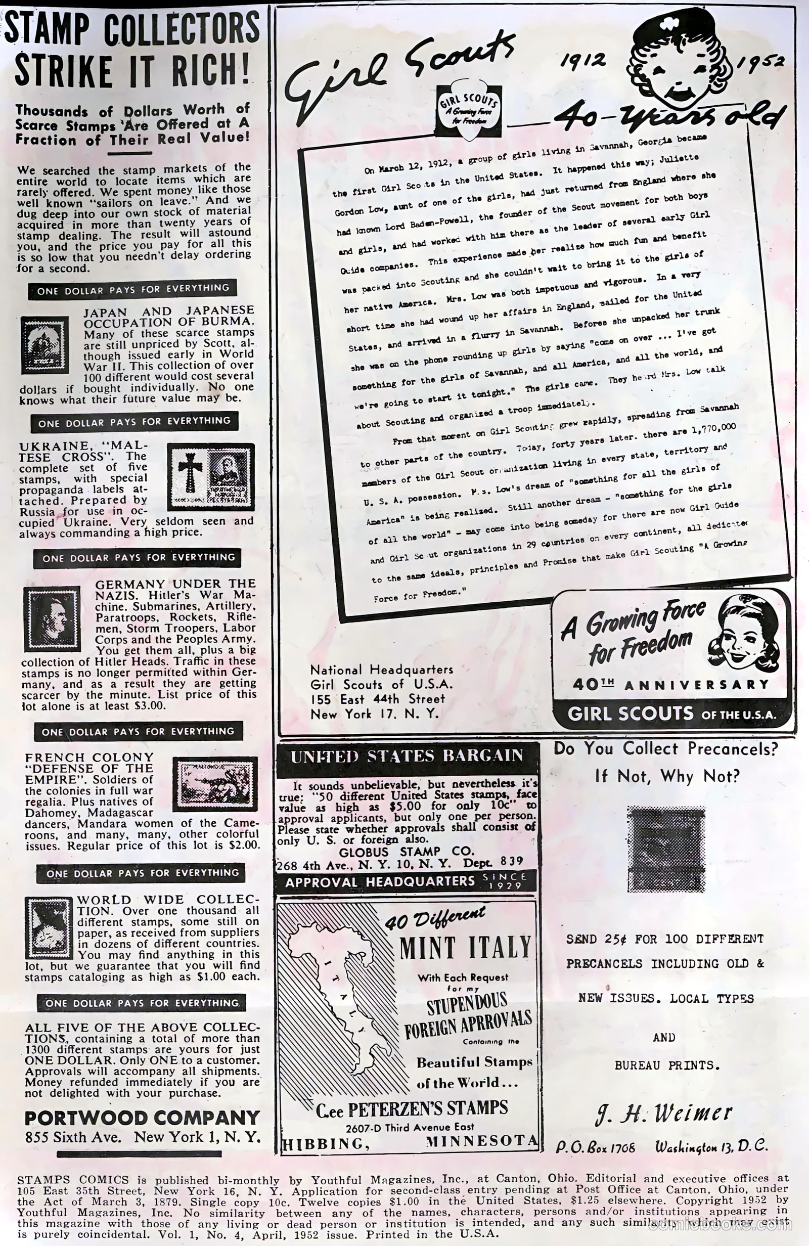 Stamps Comics #4 (1952) — page 2