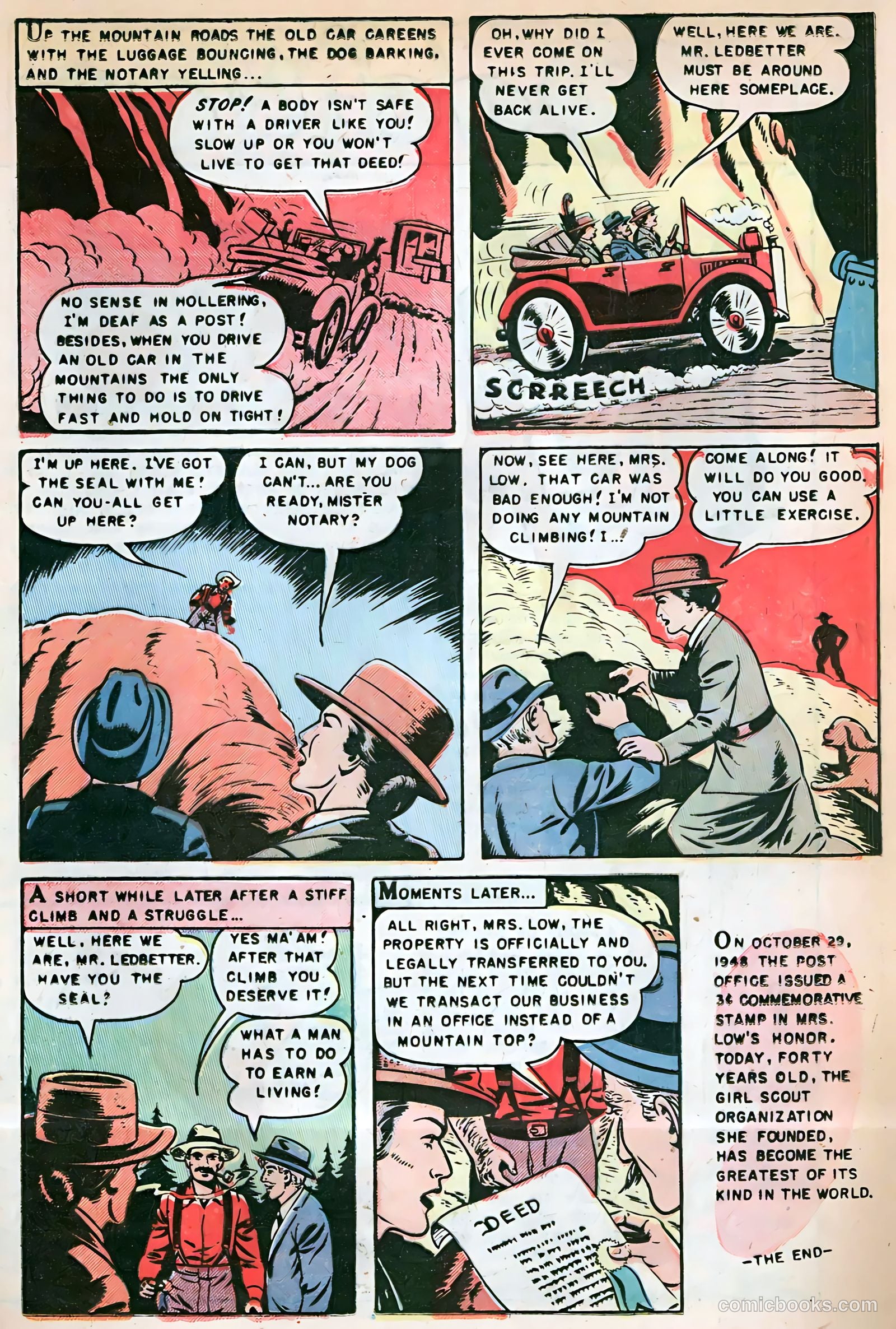 Stamps Comics #4 (1952) — page 17