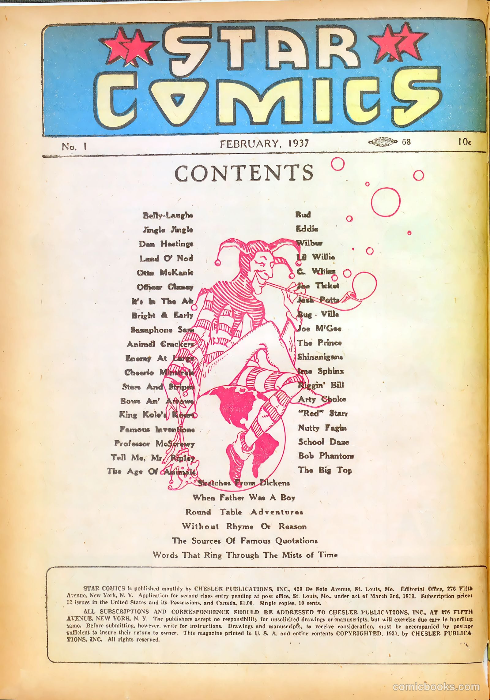 Star Comics #1 (1939) — page 4 of 67