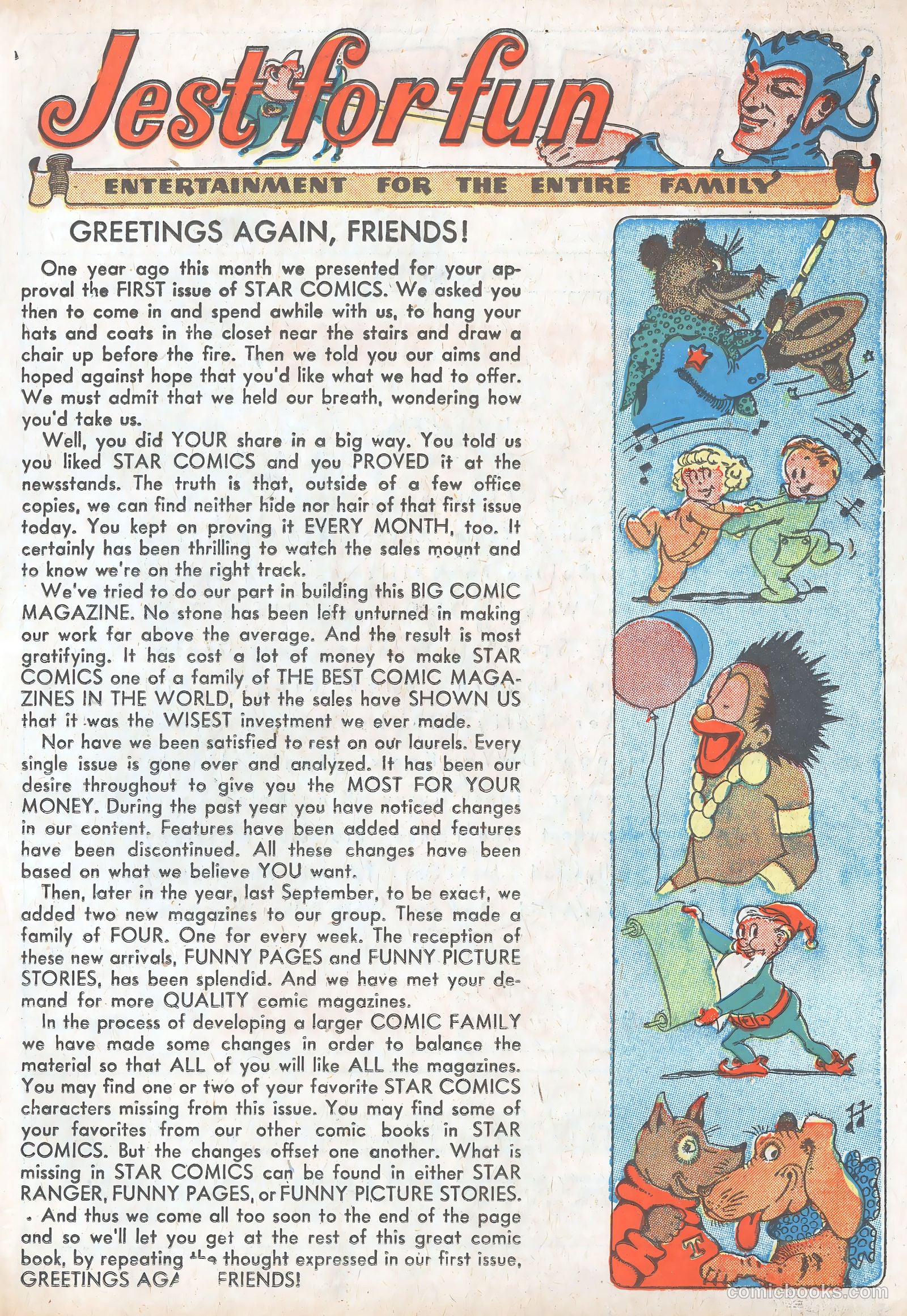 Star Comics #10 (1938) — page 2 of 63