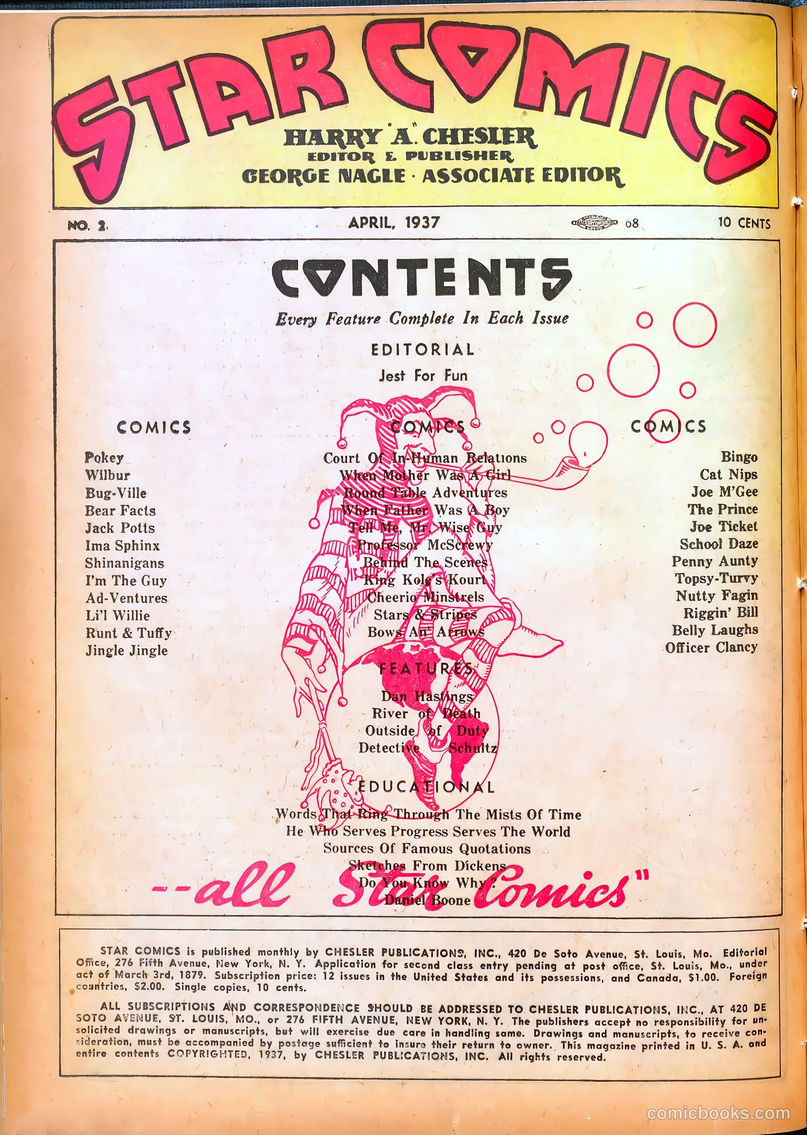 Star Comics #2 (1937) — page 4 of 68