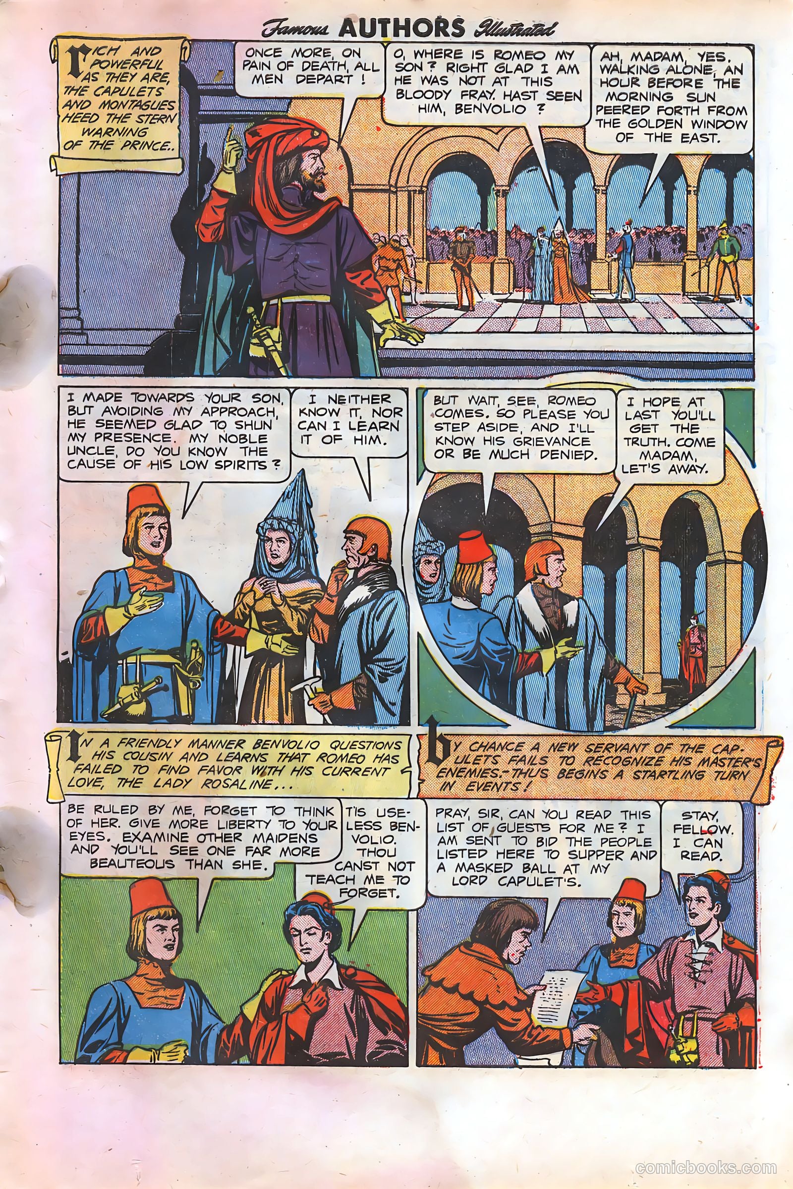Stories by Famous Authors Illustrated #10 (1950) — page 5 of 36