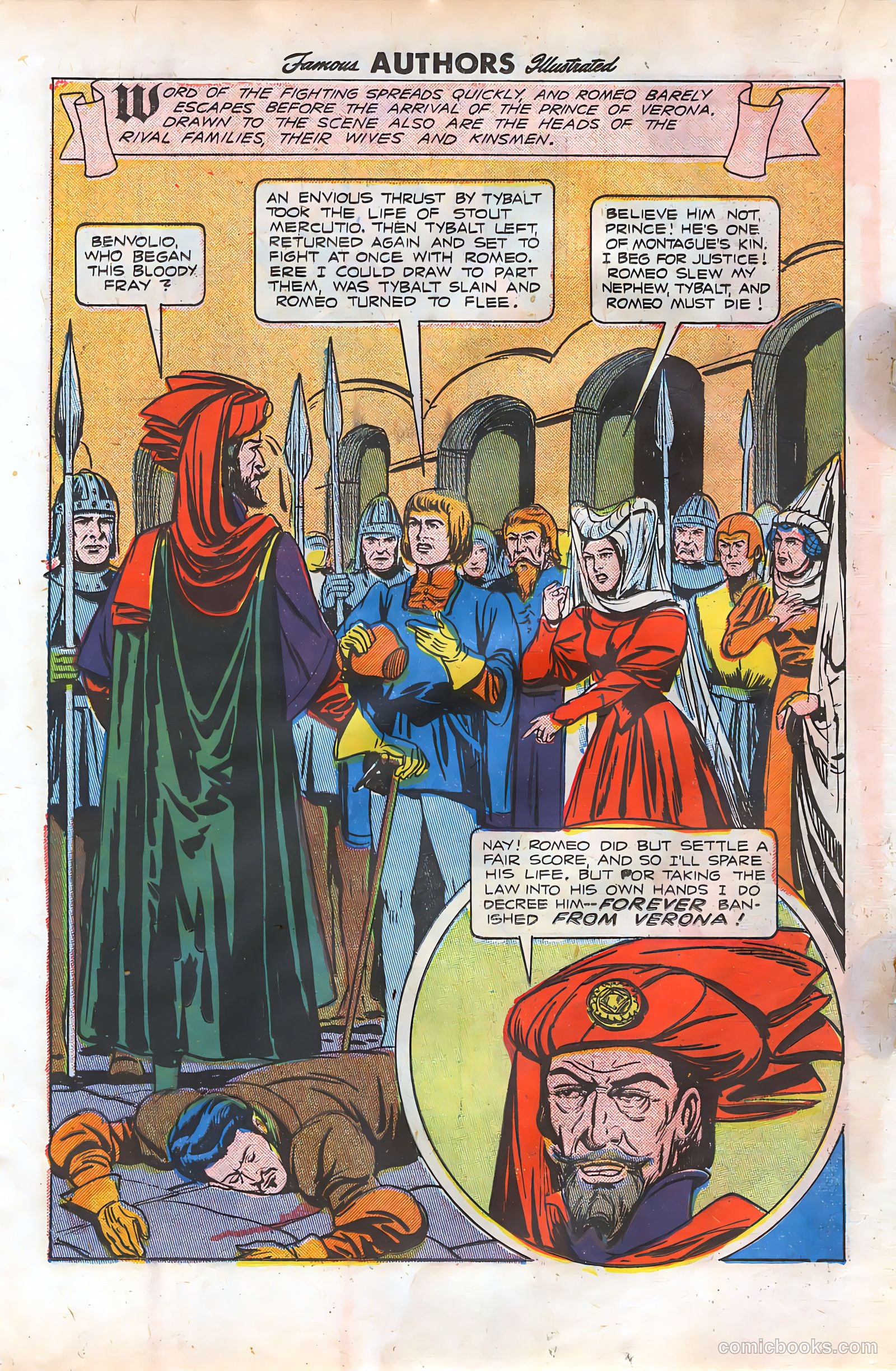 Stories by Famous Authors Illustrated #10 (1950) — page 18 of 36