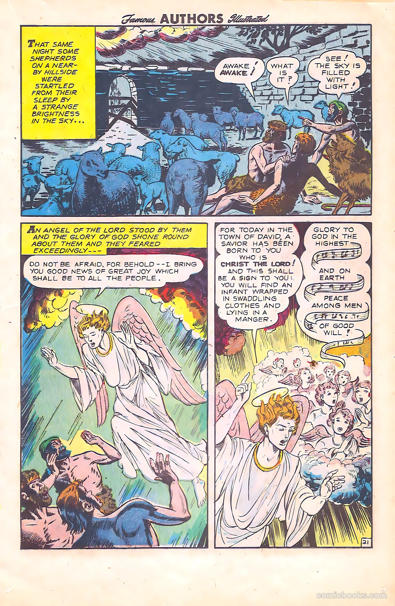 Stories by Famous Authors Illustrated #11 (1951) — page 23 of 51