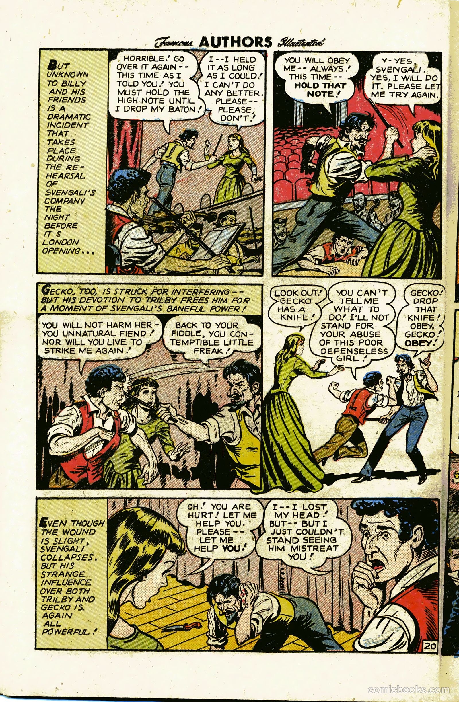 Stories by Famous Authors Illustrated #12 (1951) — page 22 of 36