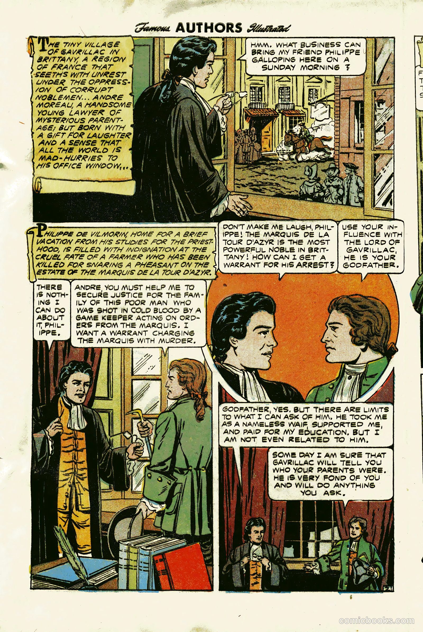 Stories by Famous Authors Illustrated #13 (1951) — page 4 of 36