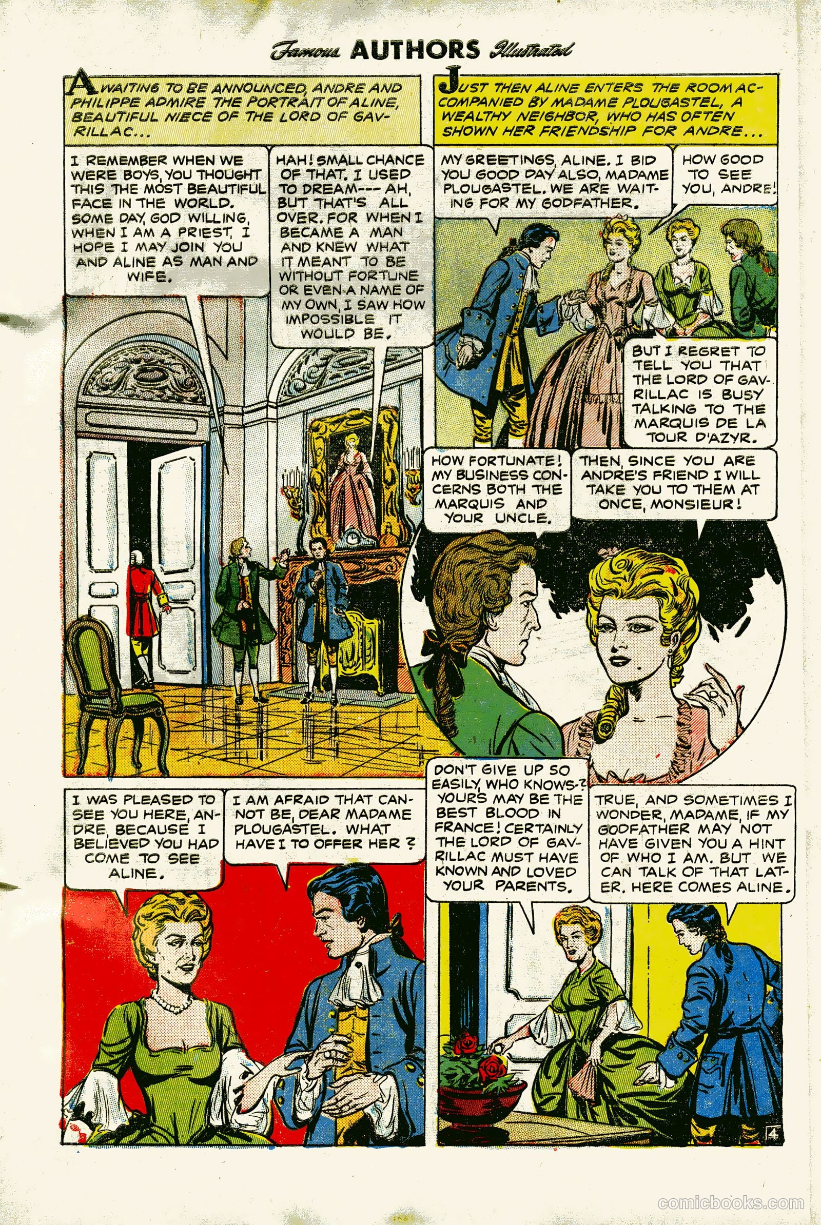 Stories by Famous Authors Illustrated #13 (1951) — page 6 of 36