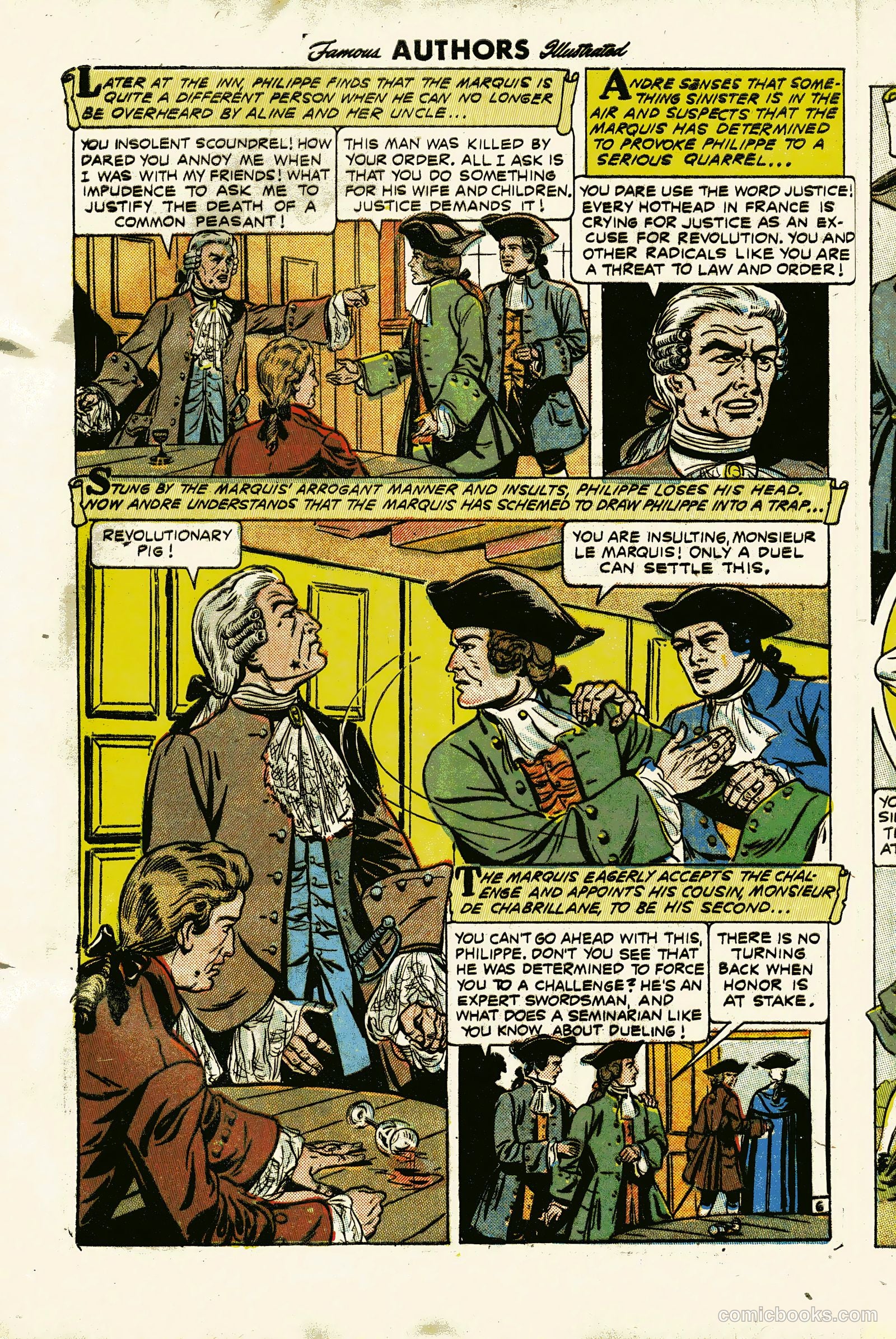 Stories by Famous Authors Illustrated #13 (1951) — page 8 of 36