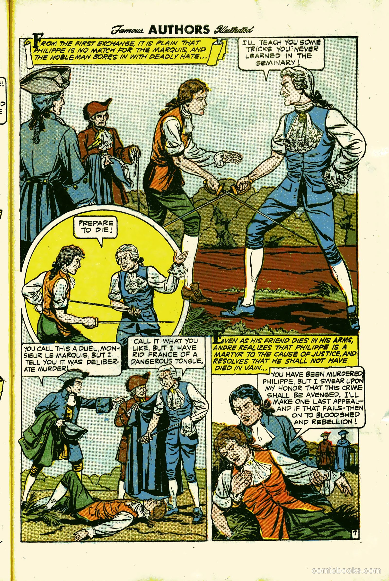 Stories by Famous Authors Illustrated #13 (1951) — page 9 of 36