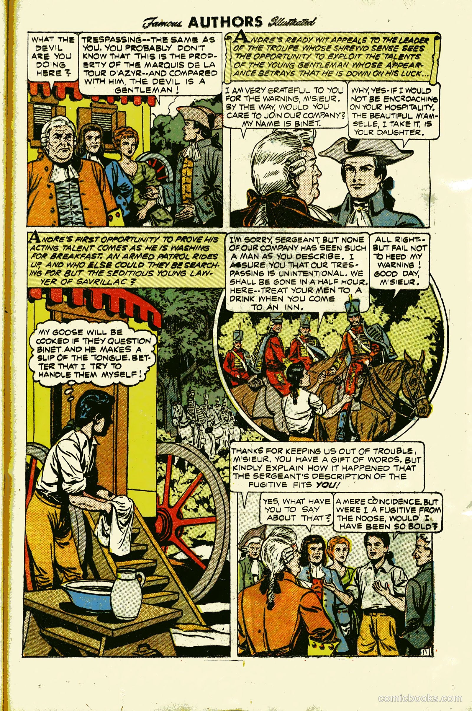 Stories by Famous Authors Illustrated #13 (1951) — page 13 of 36