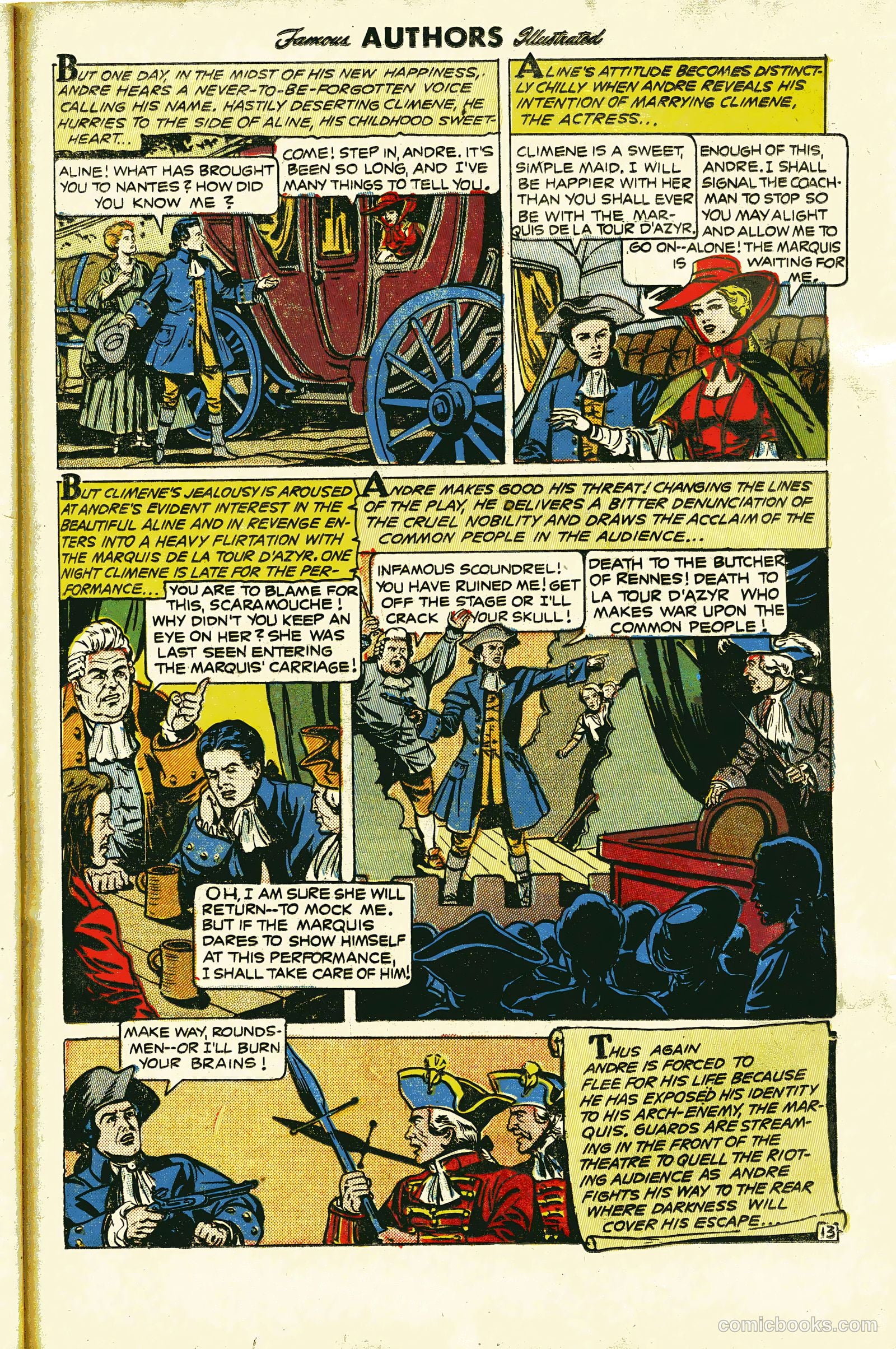 Stories by Famous Authors Illustrated #13 (1951) — page 15 of 36