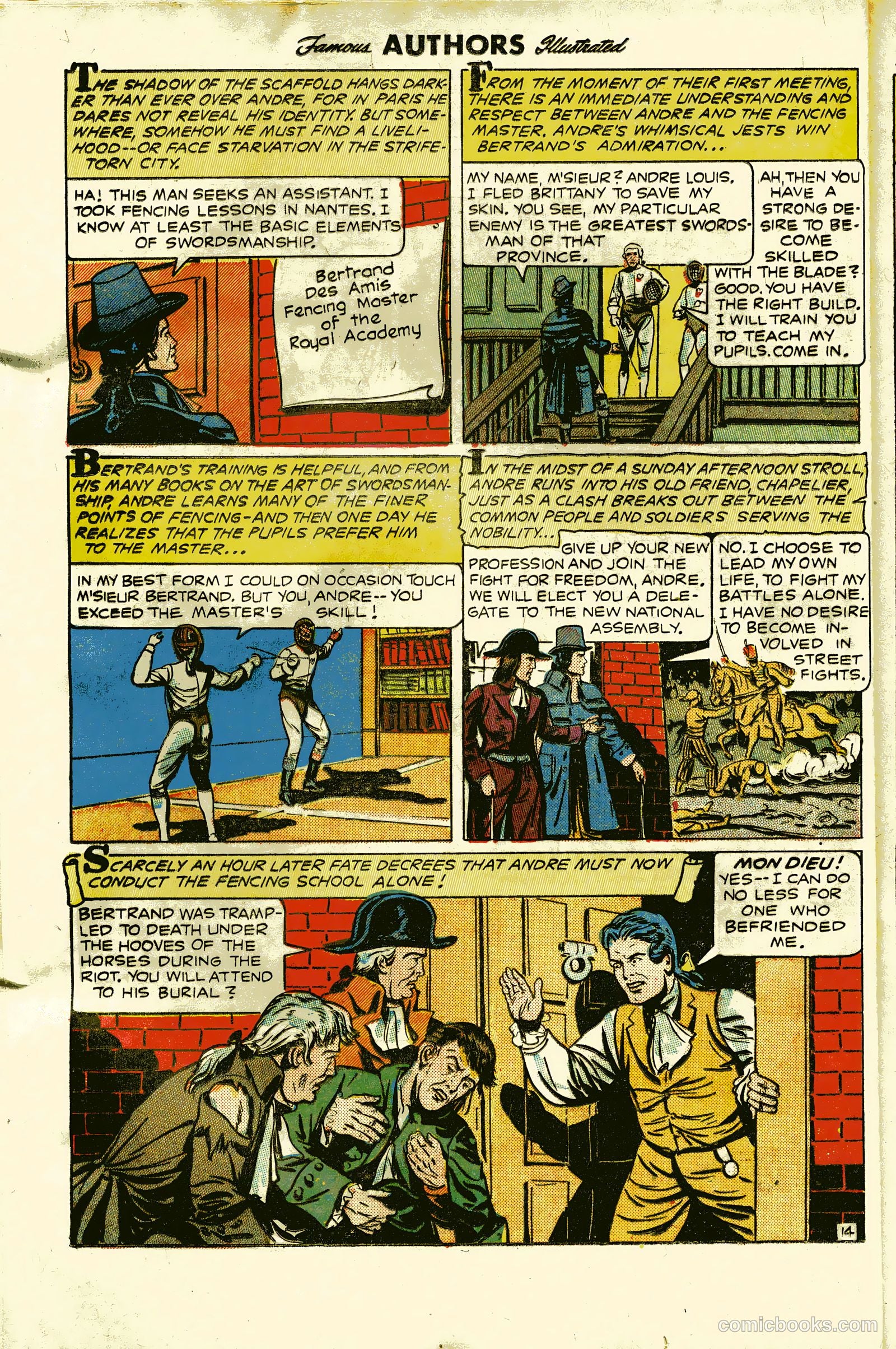 Stories by Famous Authors Illustrated #13 (1951) — page 16 of 36