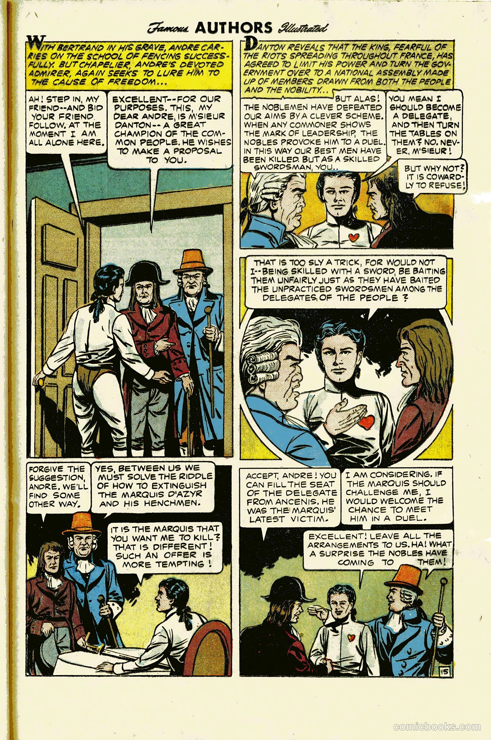 Stories by Famous Authors Illustrated #13 (1951) — page 17 of 36