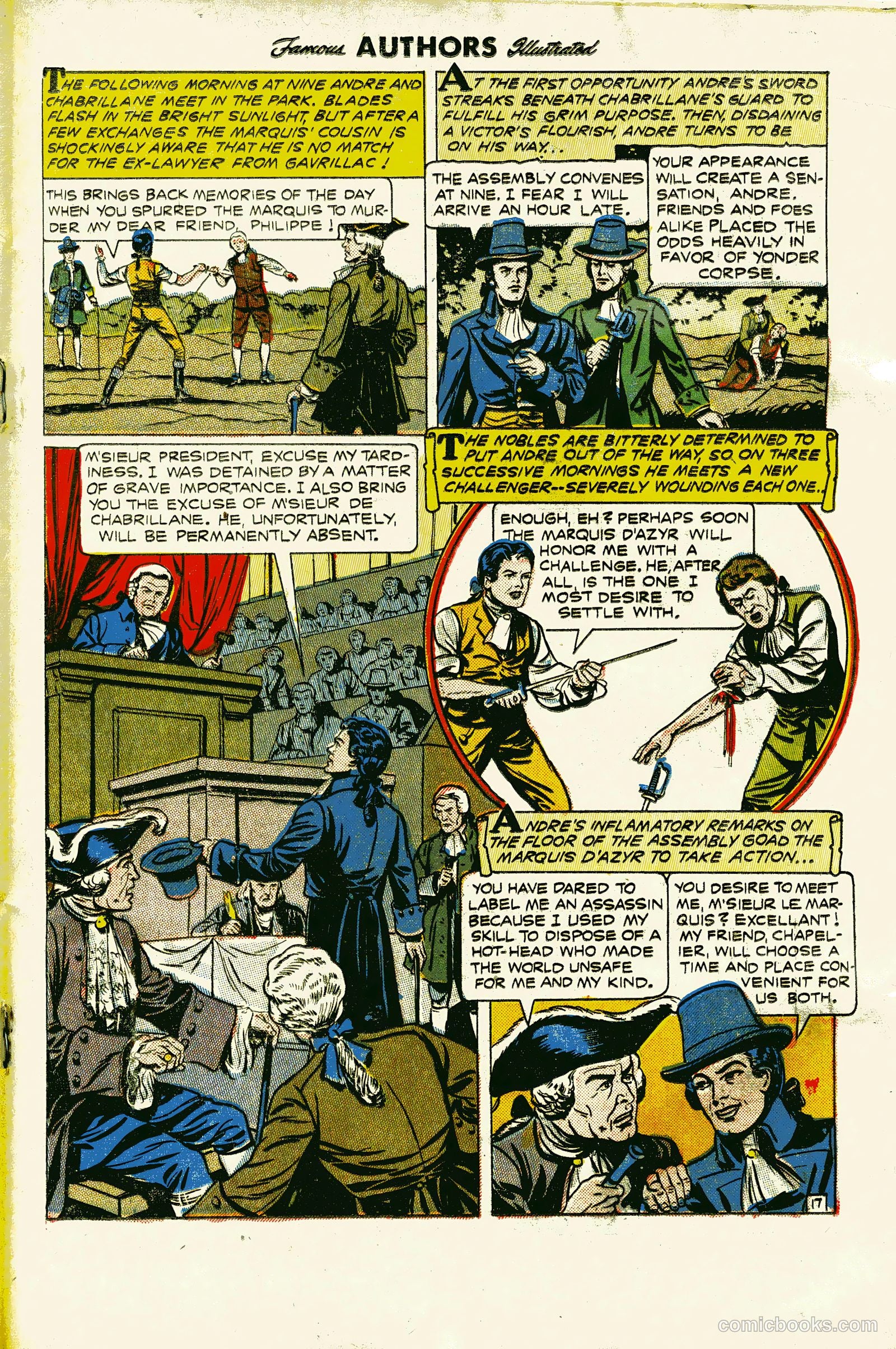 Stories by Famous Authors Illustrated #13 (1951) — page 19 of 36