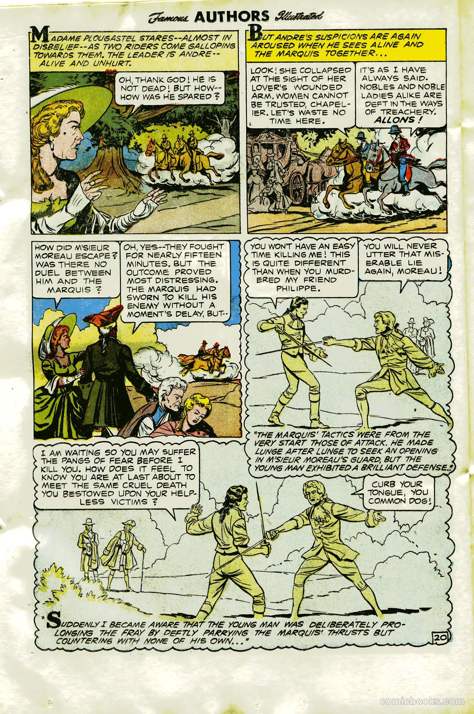 Stories by Famous Authors Illustrated #13 (1951) — page 22 of 36