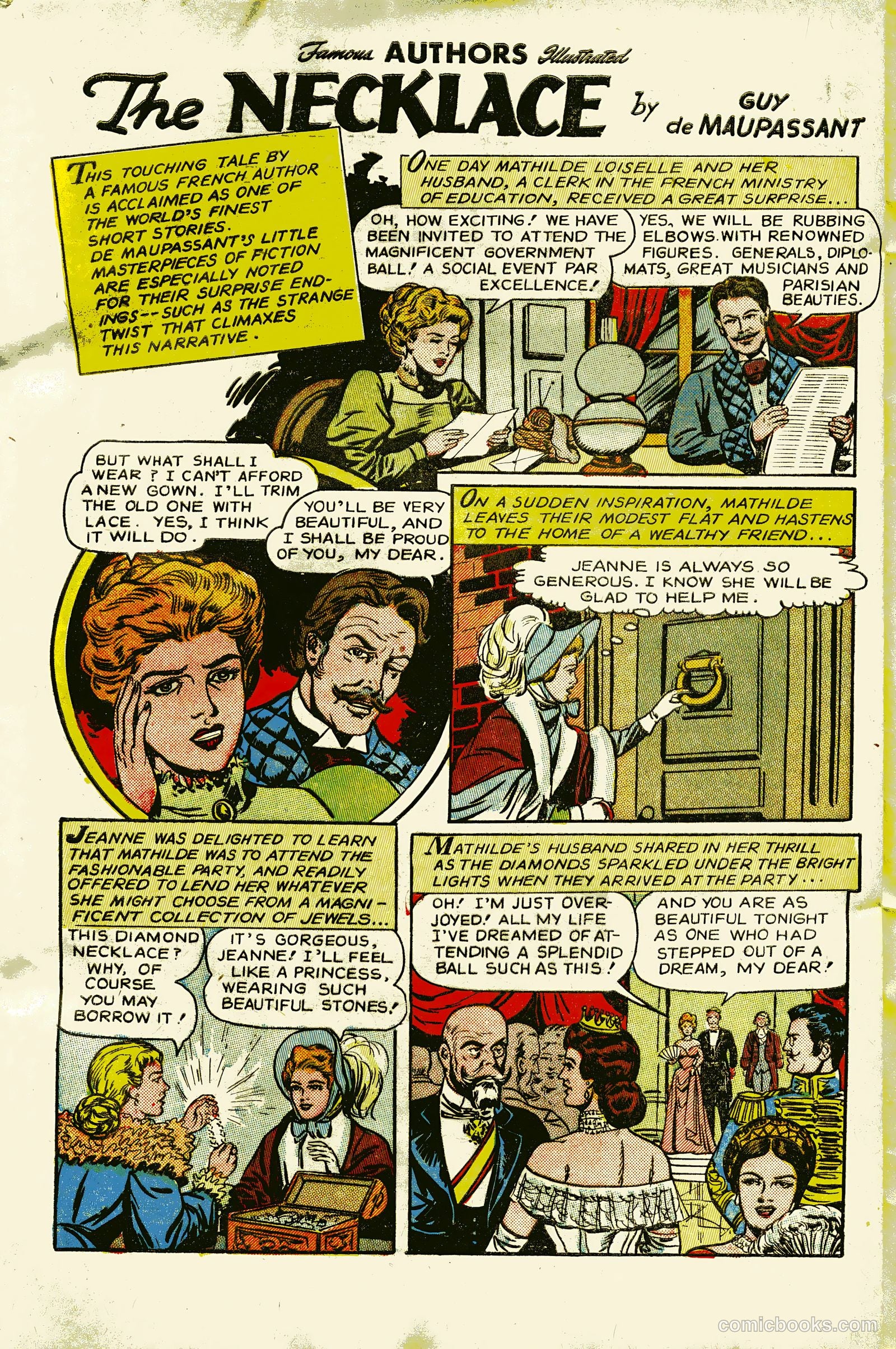 Stories by Famous Authors Illustrated #13 (1951) — page 32 of 36