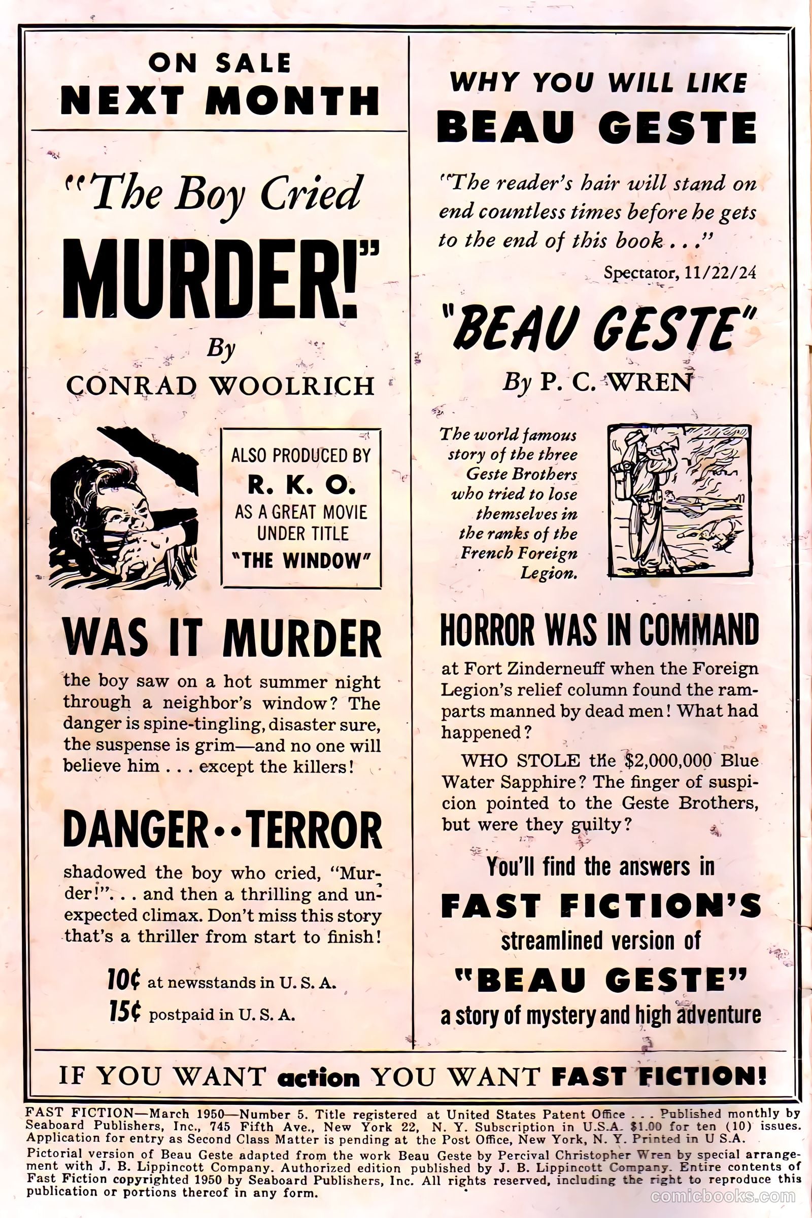 Stories by Famous Authors Illustrated #5 (1950) — page 2 of 56