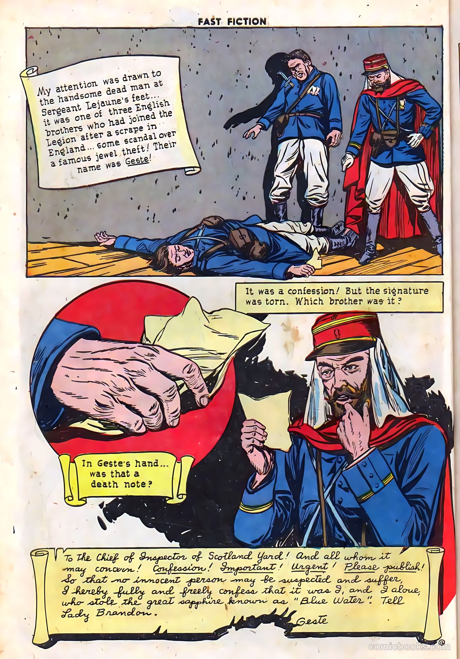Stories by Famous Authors Illustrated #5 (1950) — page 14 of 56