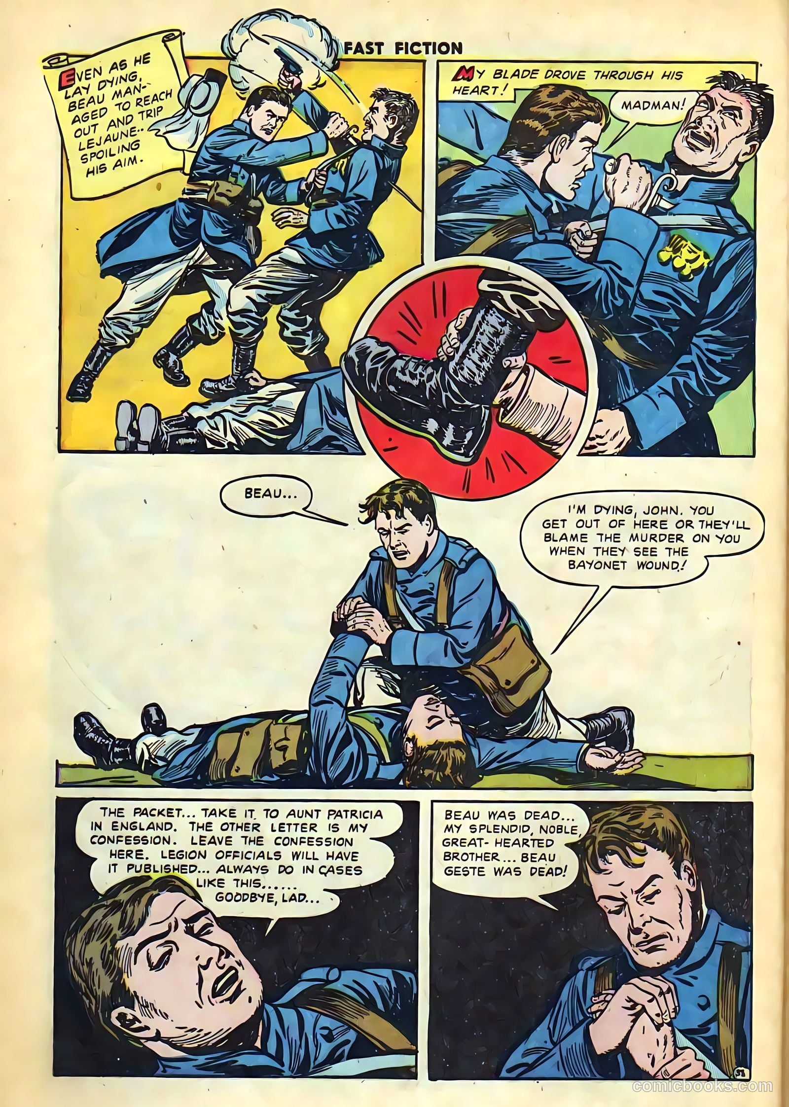 Stories by Famous Authors Illustrated #5 (1950) — page 40 of 56