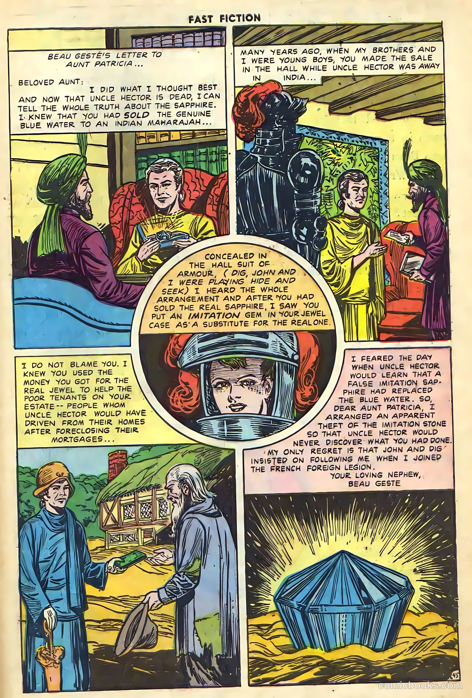 Stories by Famous Authors Illustrated #5 (1950) — page 47 of 56