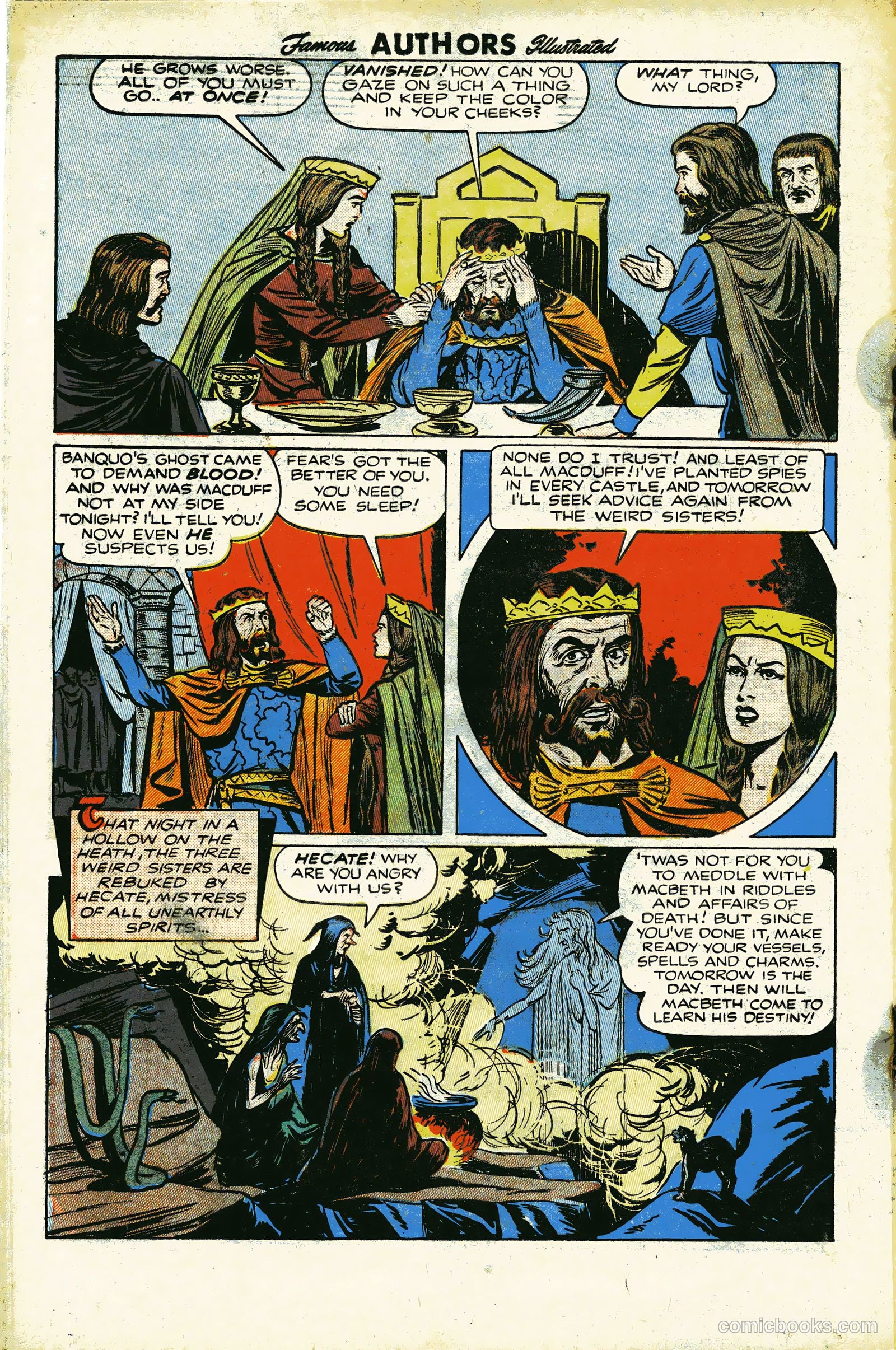 Stories by Famous Authors Illustrated #6 (1950) — page 18 of 35