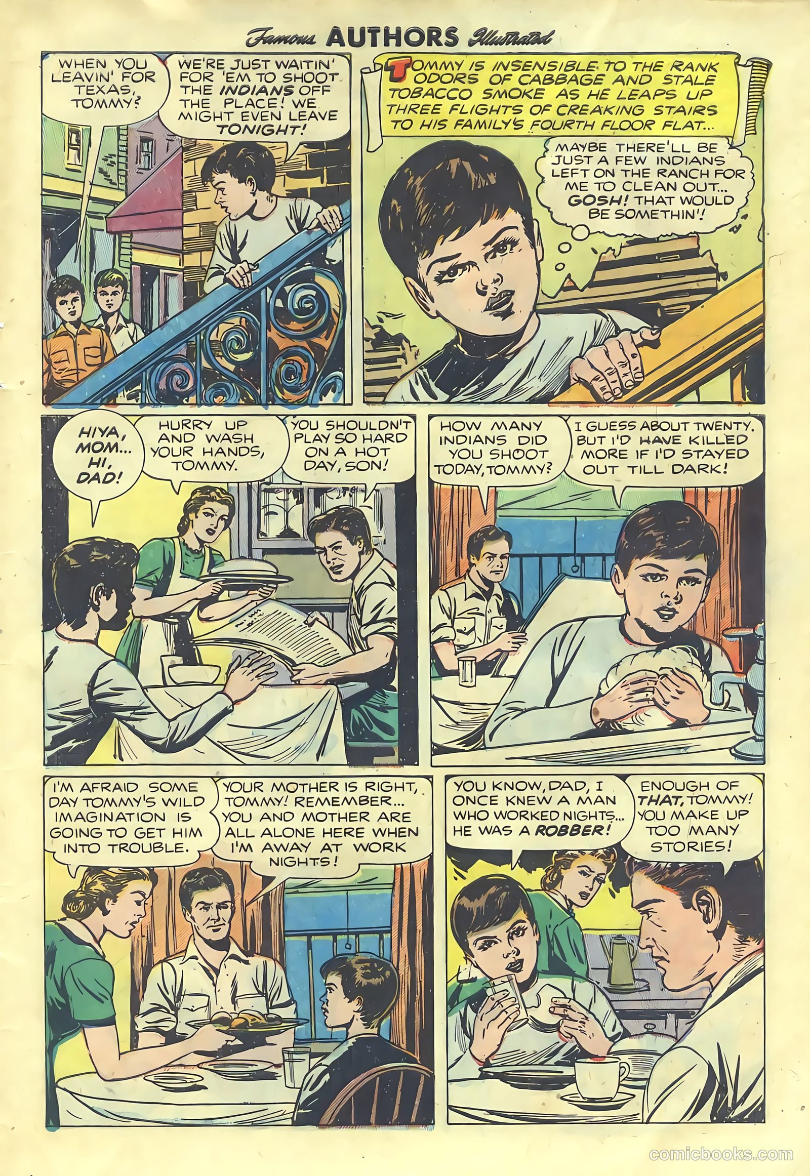 Stories by Famous Authors Illustrated #7 (1950) — page 5 of 52