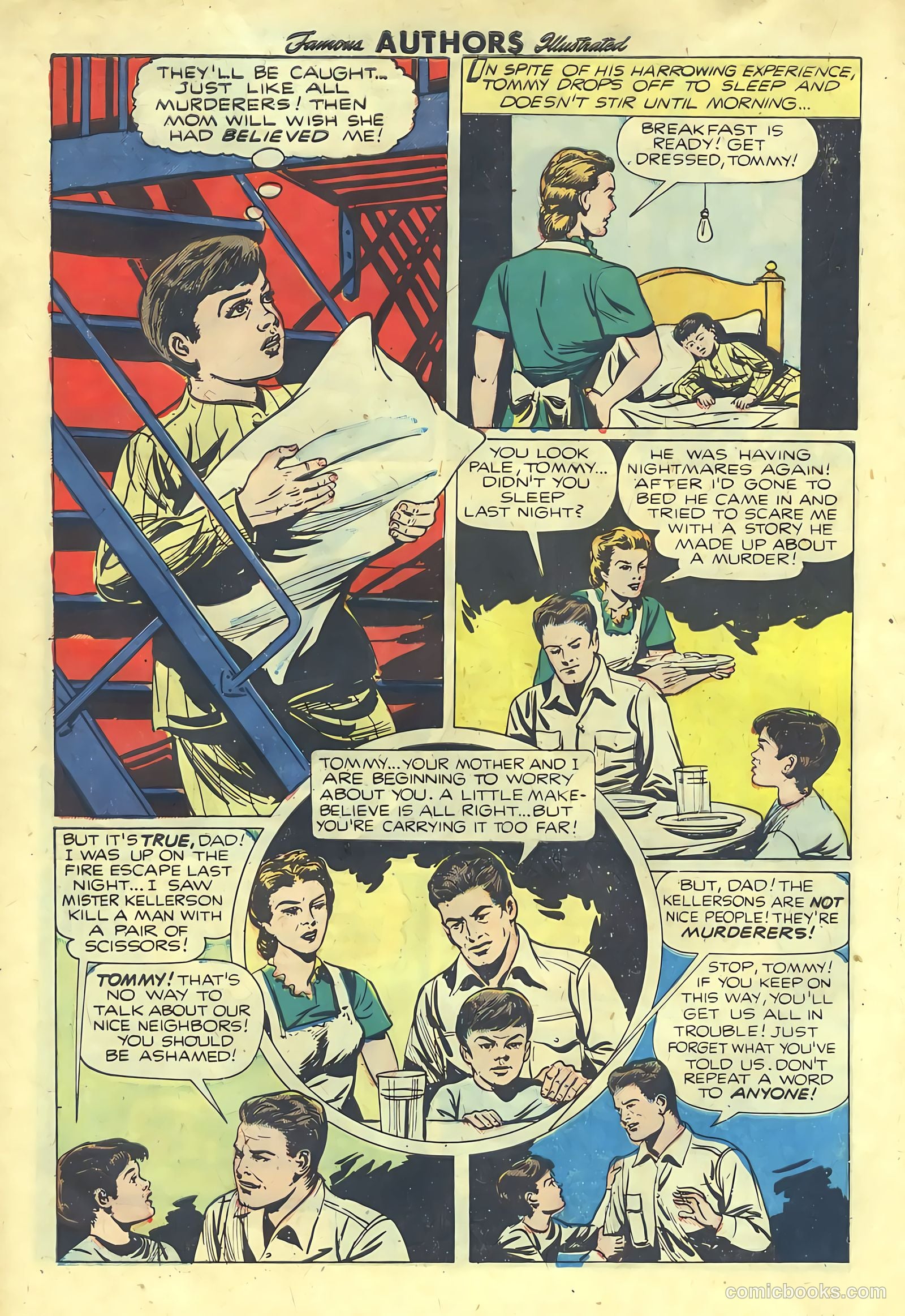 Stories by Famous Authors Illustrated #7 (1950) — page 12 of 52