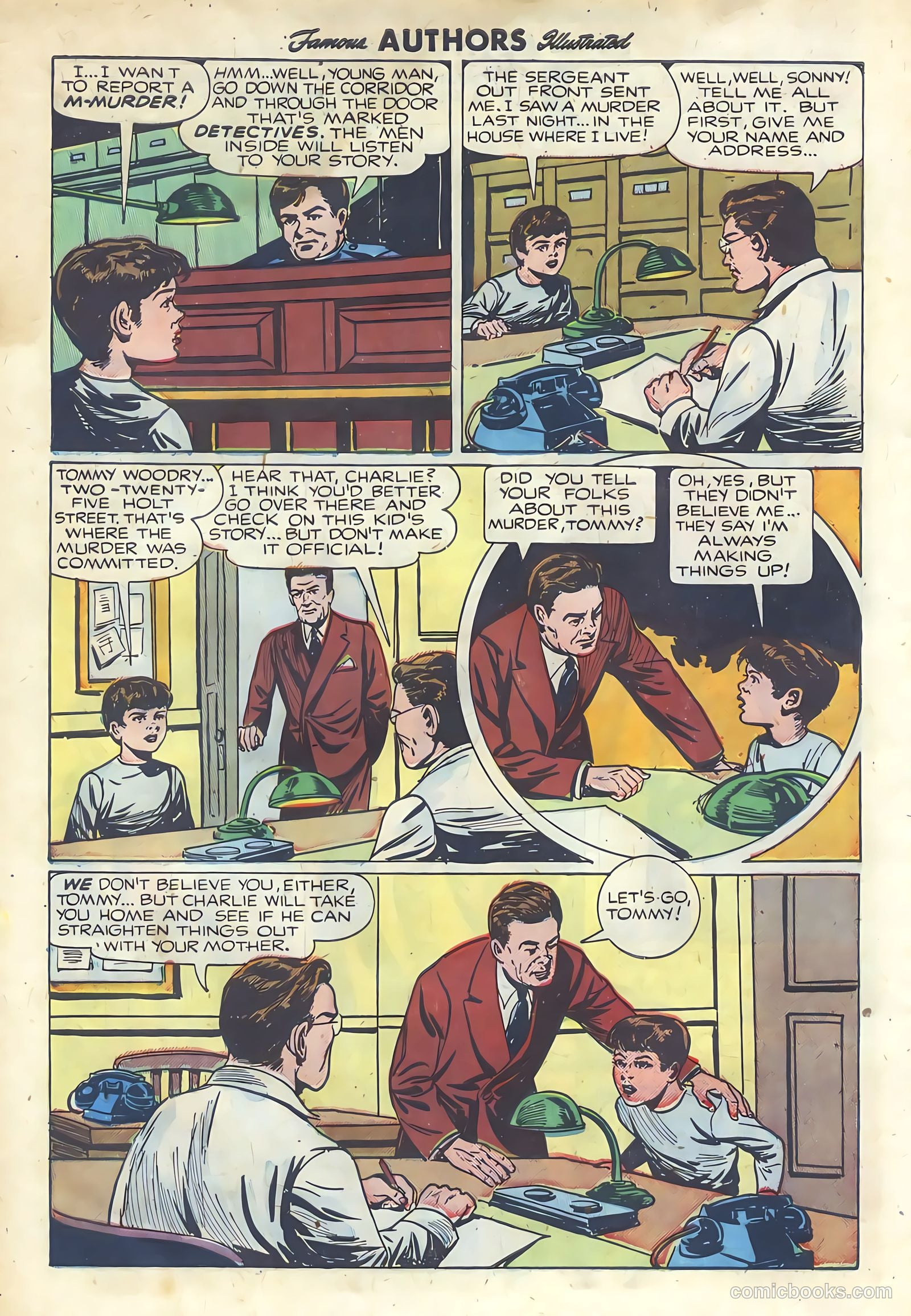 Stories by Famous Authors Illustrated #7 (1950) — page 14 of 52