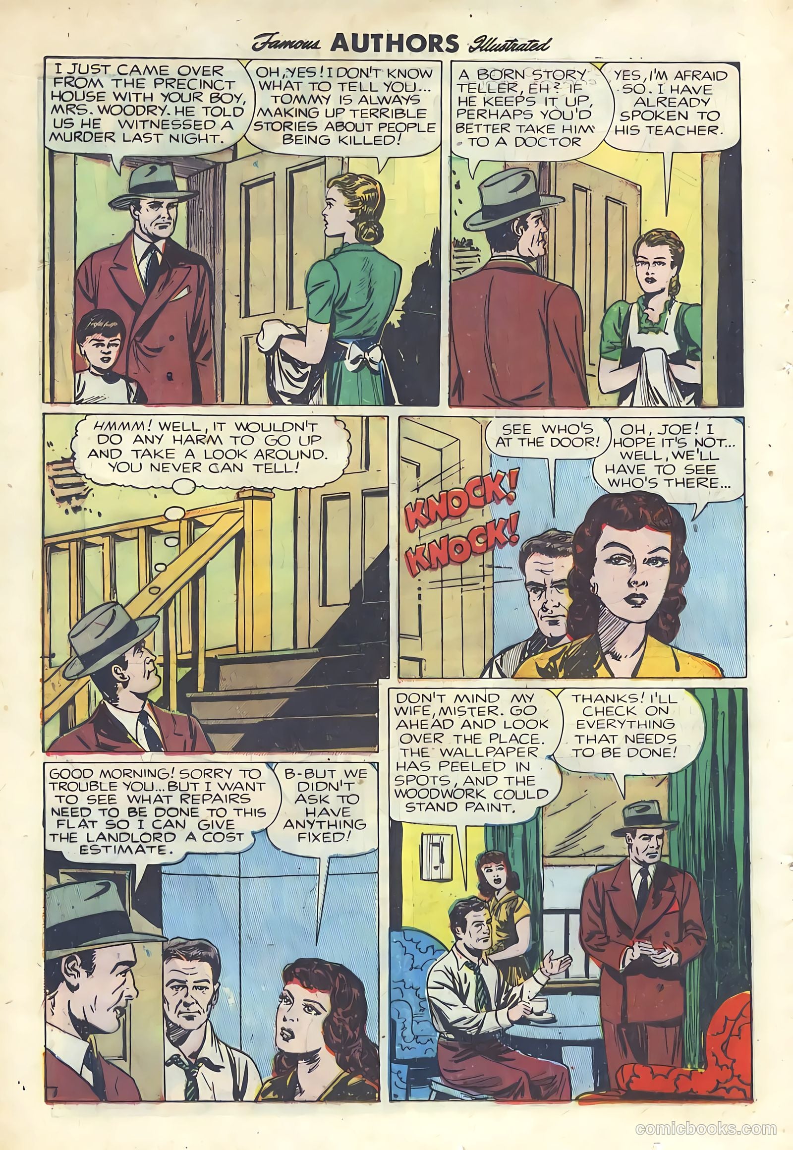 Stories by Famous Authors Illustrated #7 (1950) — page 16 of 52