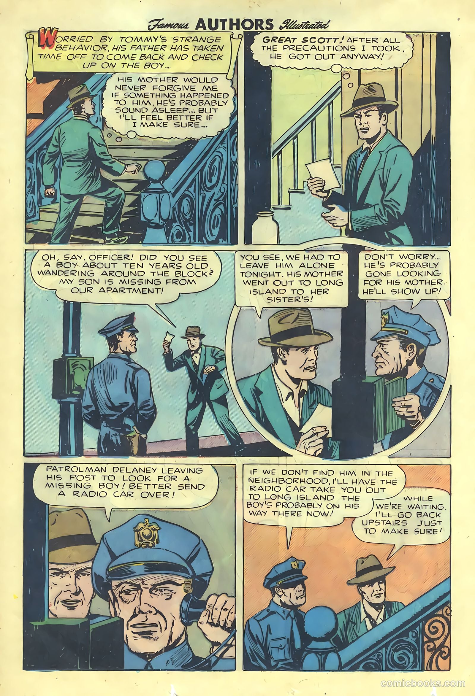 Stories by Famous Authors Illustrated #7 (1950) — page 32 of 52