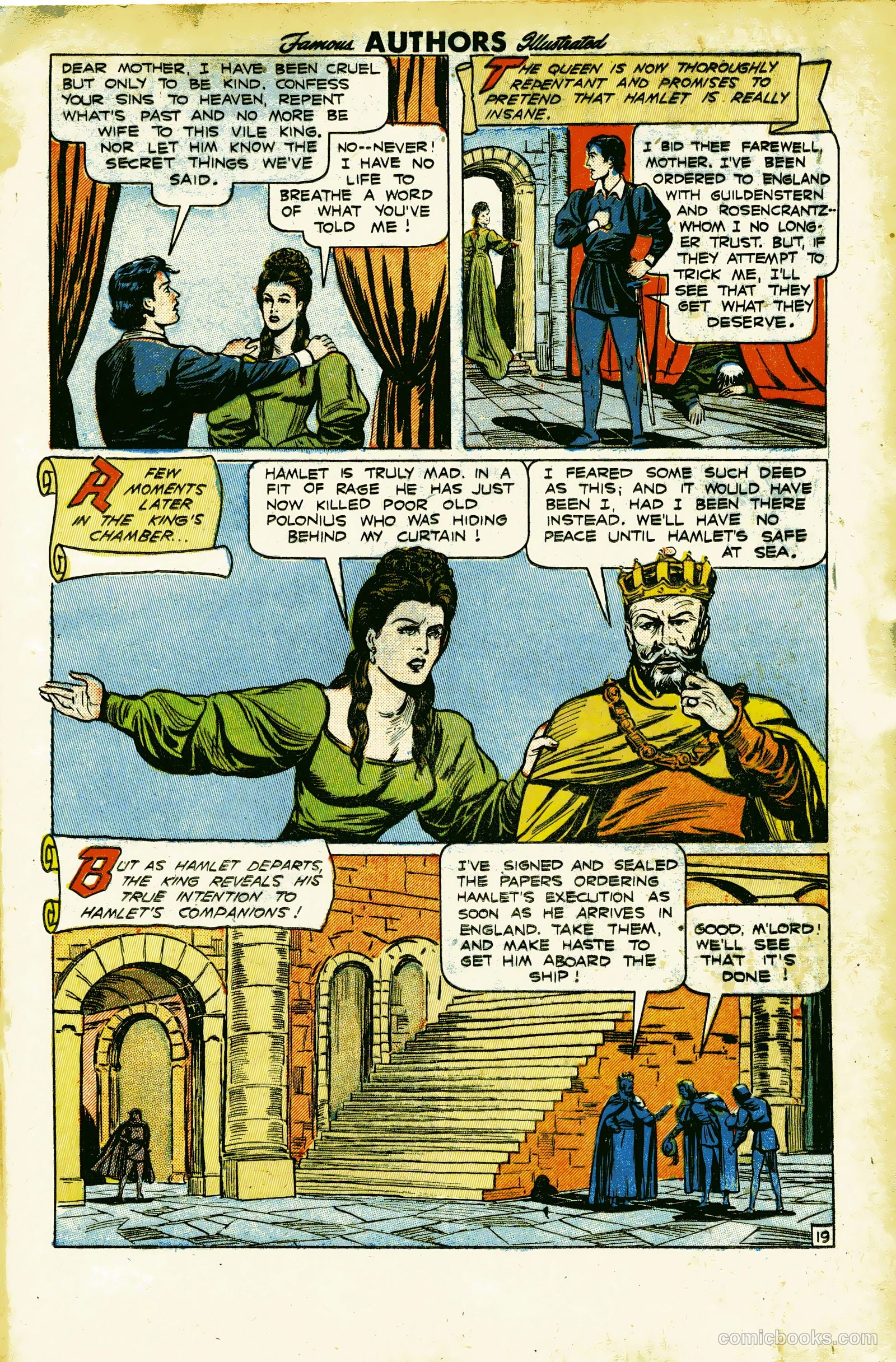 Stories by Famous Authors Illustrated #8 (1950) — page 21 of 36