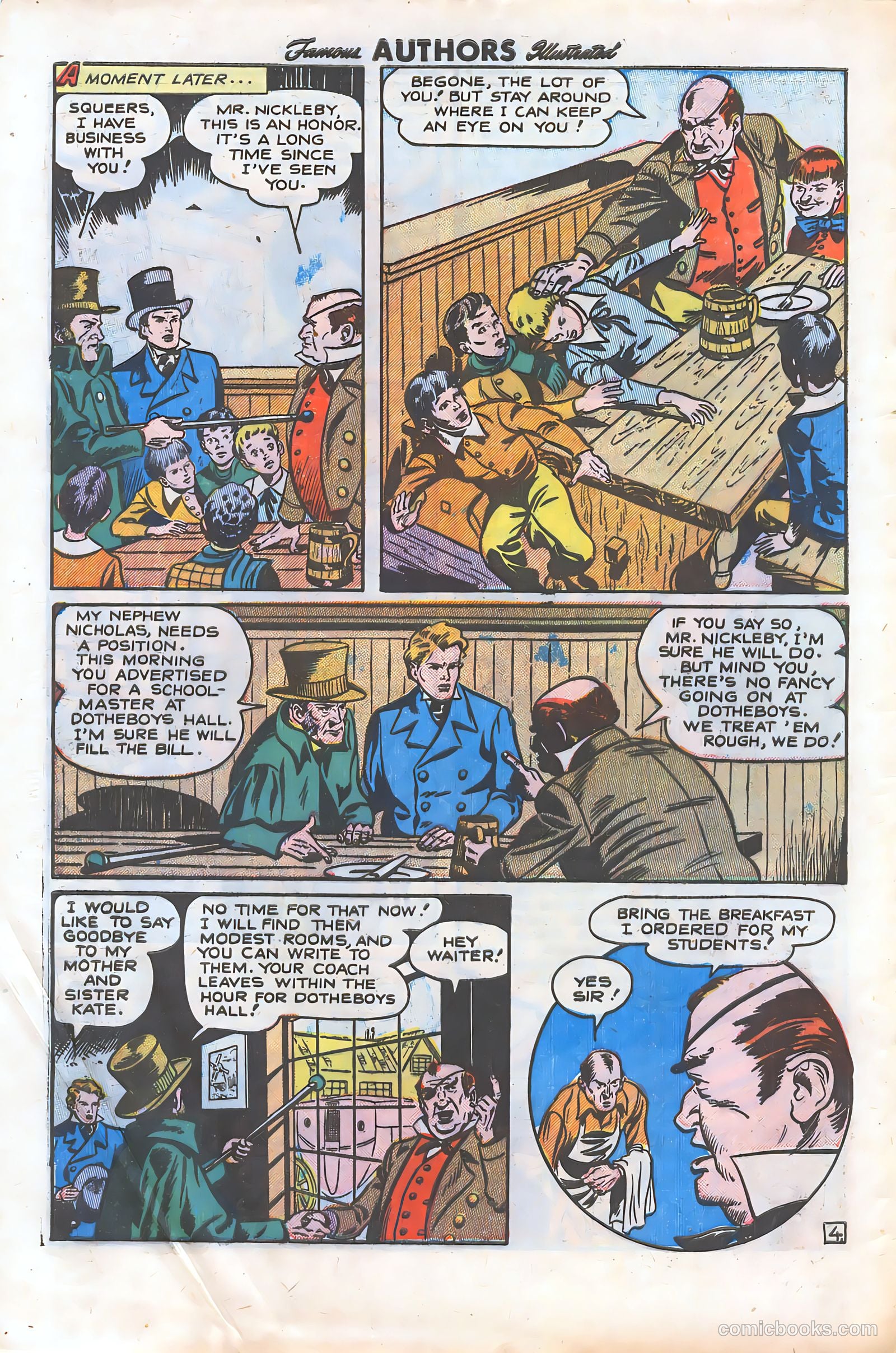 Stories by Famous Authors Illustrated #9 (1950) — page 6 of 52