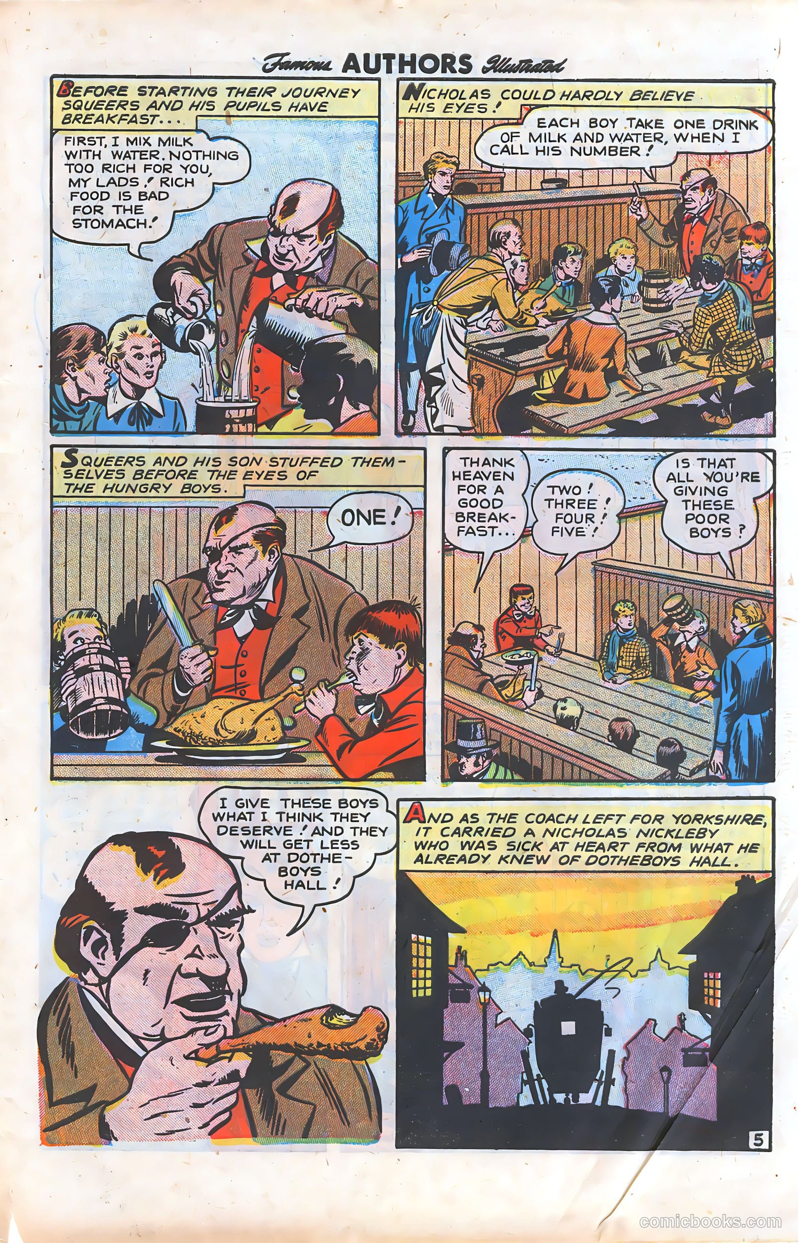 Stories by Famous Authors Illustrated #9 (1950) — page 7 of 52