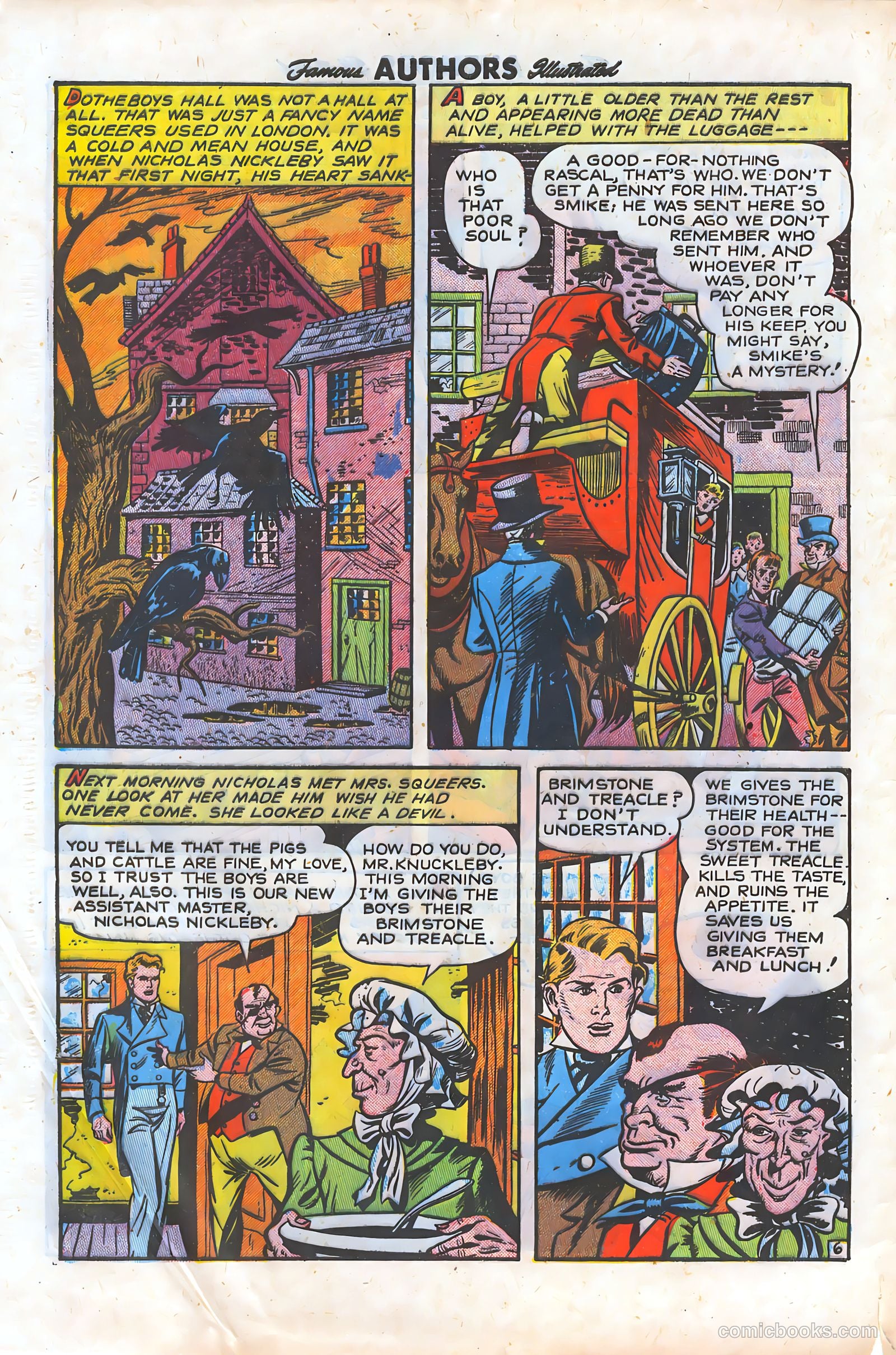 Stories by Famous Authors Illustrated #9 (1950) — page 8 of 52