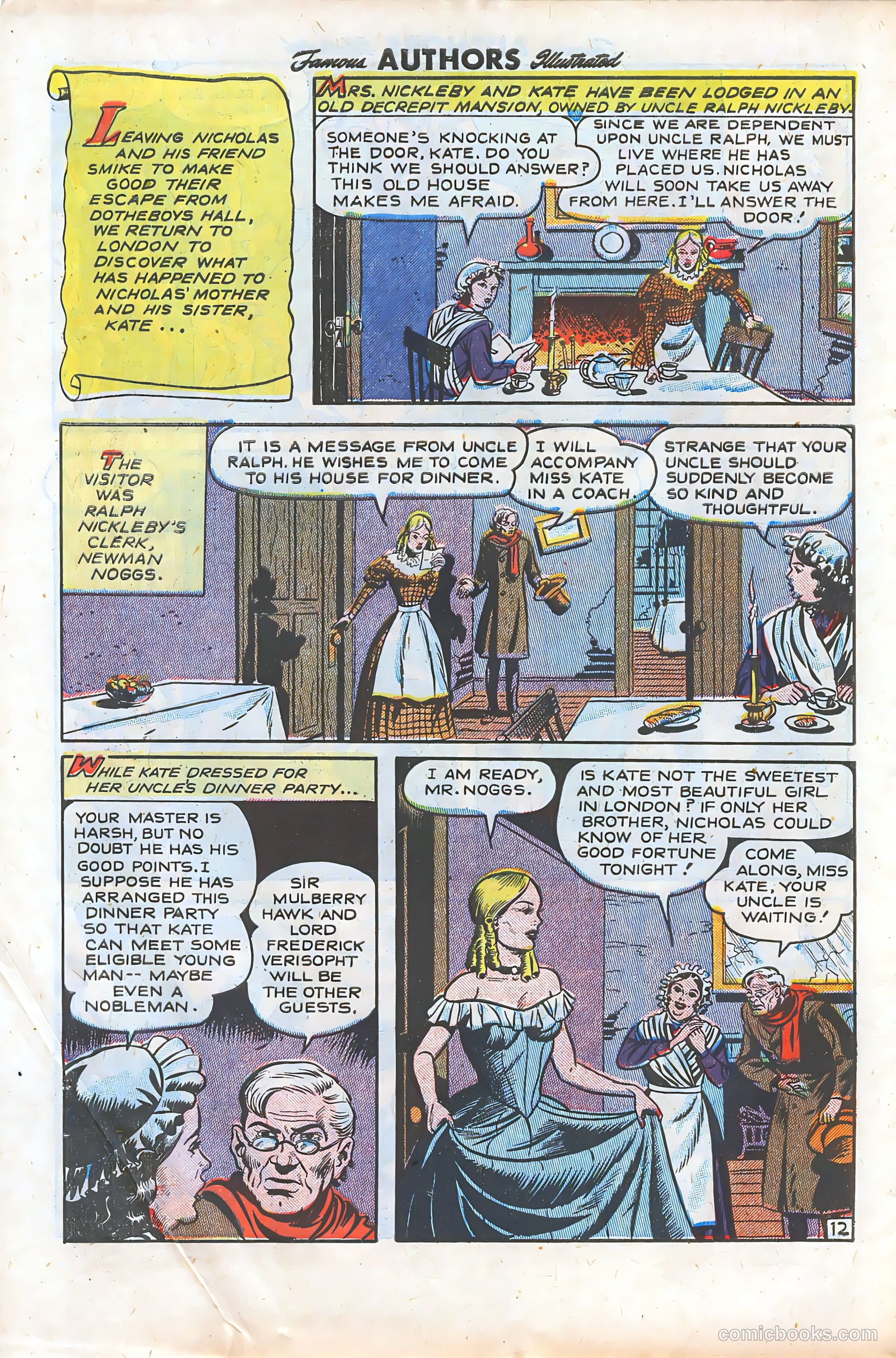 Stories by Famous Authors Illustrated #9 (1950) — page 14 of 52