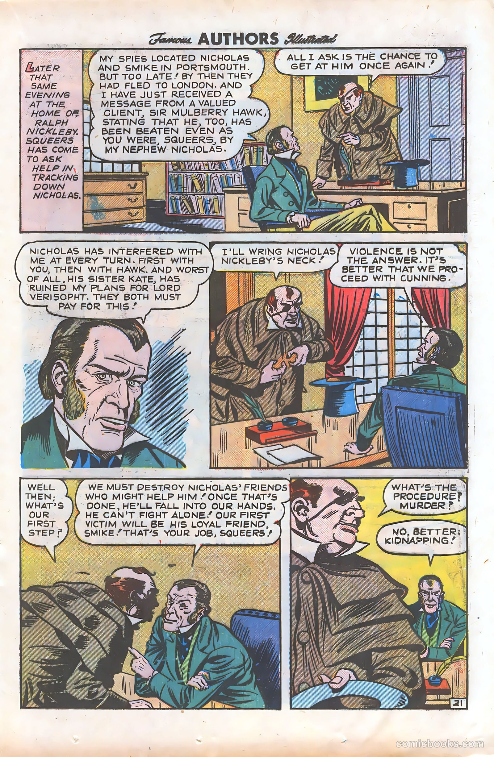 Stories by Famous Authors Illustrated #9 (1950) — page 23 of 52