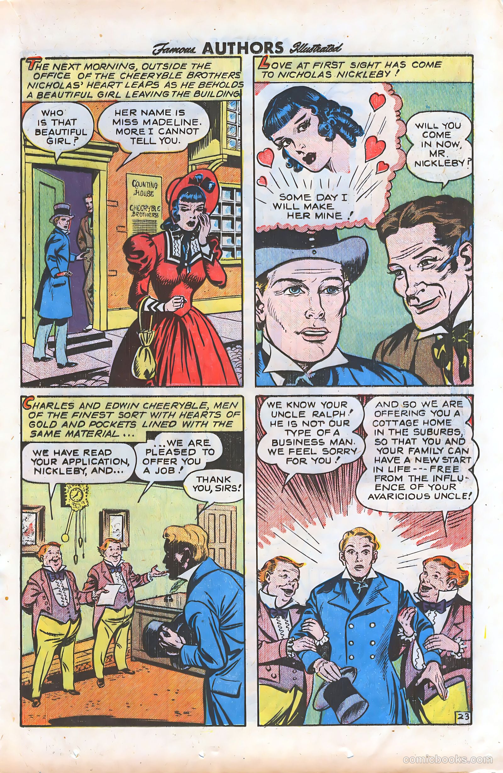 Stories by Famous Authors Illustrated #9 (1950) — page 25 of 52