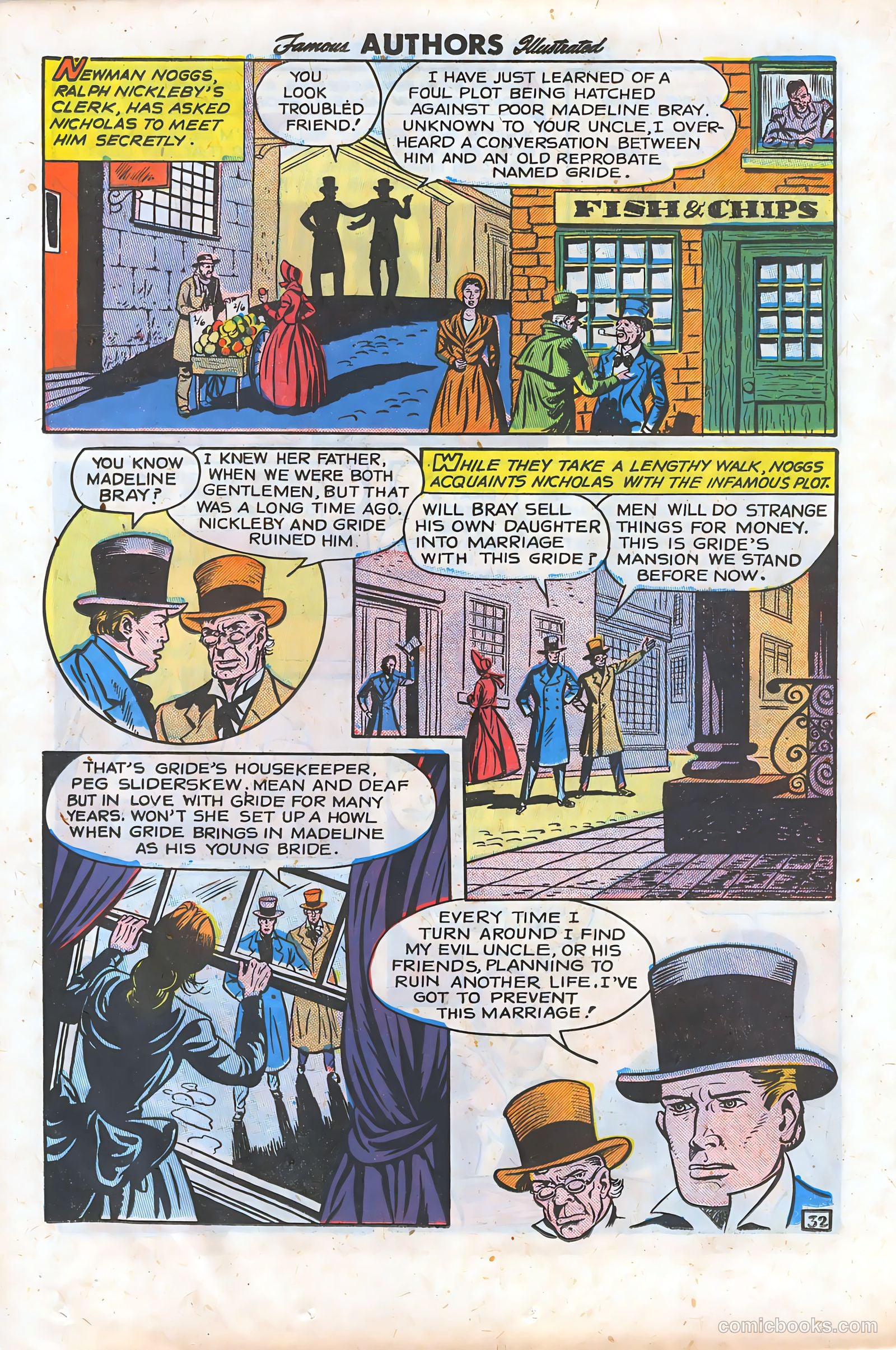 Stories by Famous Authors Illustrated #9 (1950) — page 34 of 52