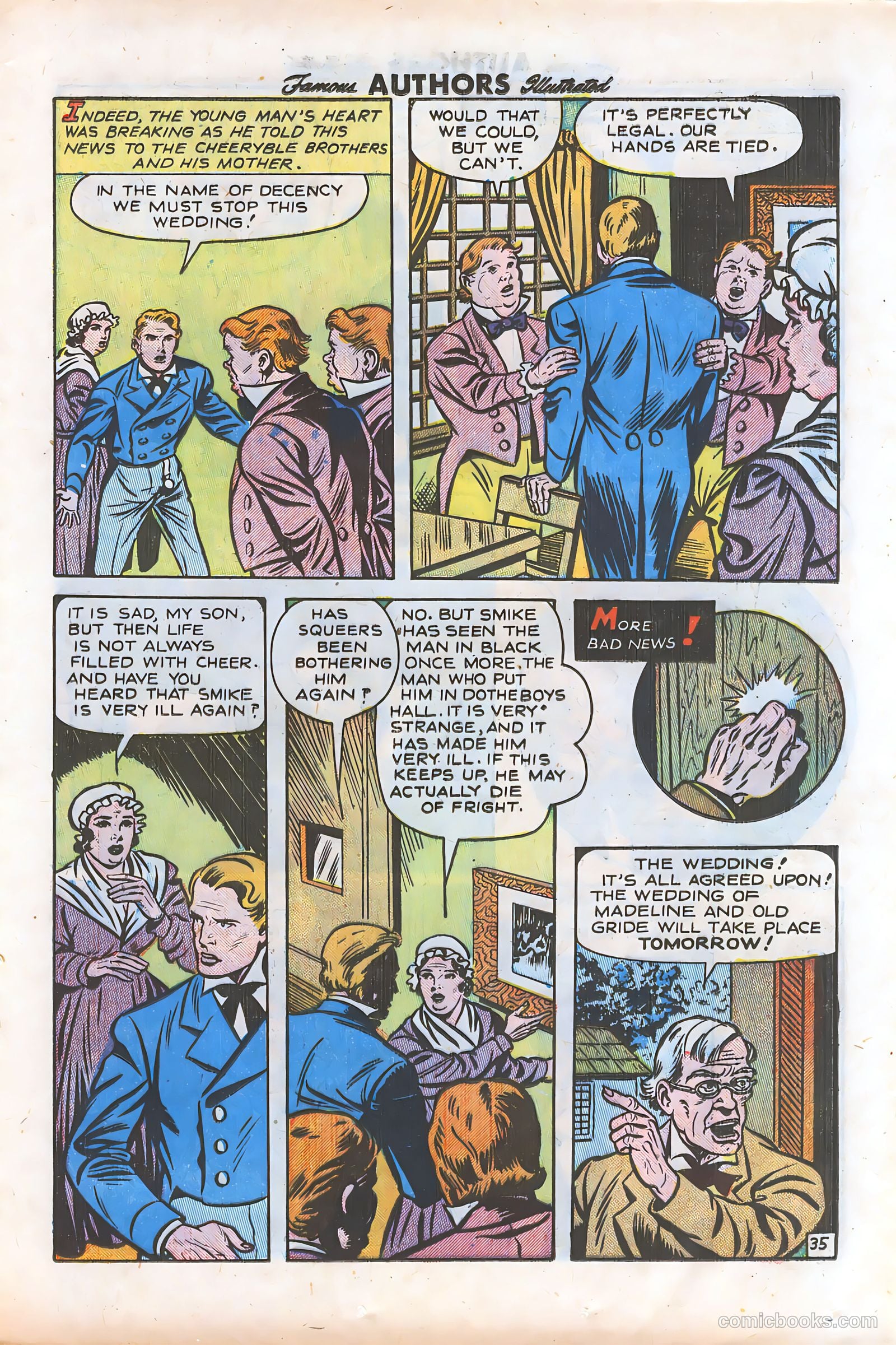 Stories by Famous Authors Illustrated #9 (1950) — page 37 of 52
