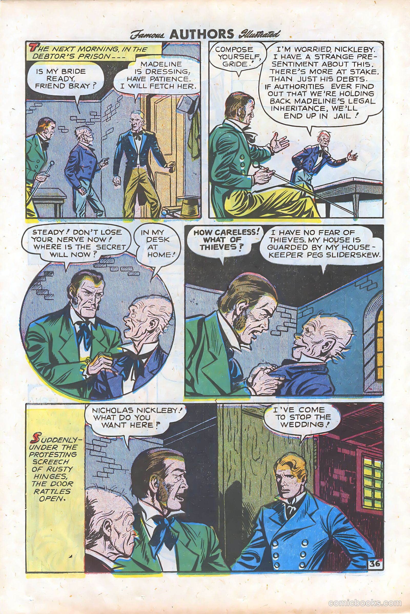 Stories by Famous Authors Illustrated #9 (1950) — page 38 of 52