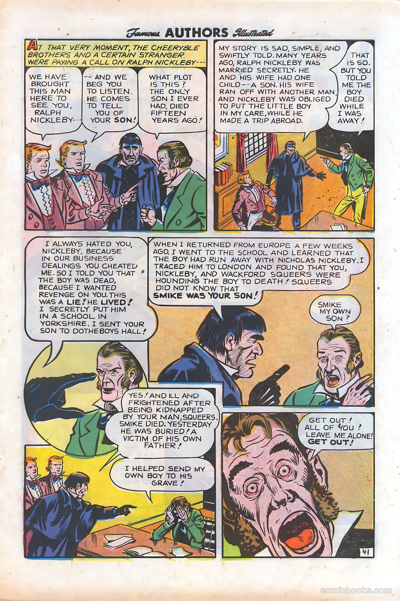Stories by Famous Authors Illustrated #9 (1950) — page 43 of 52