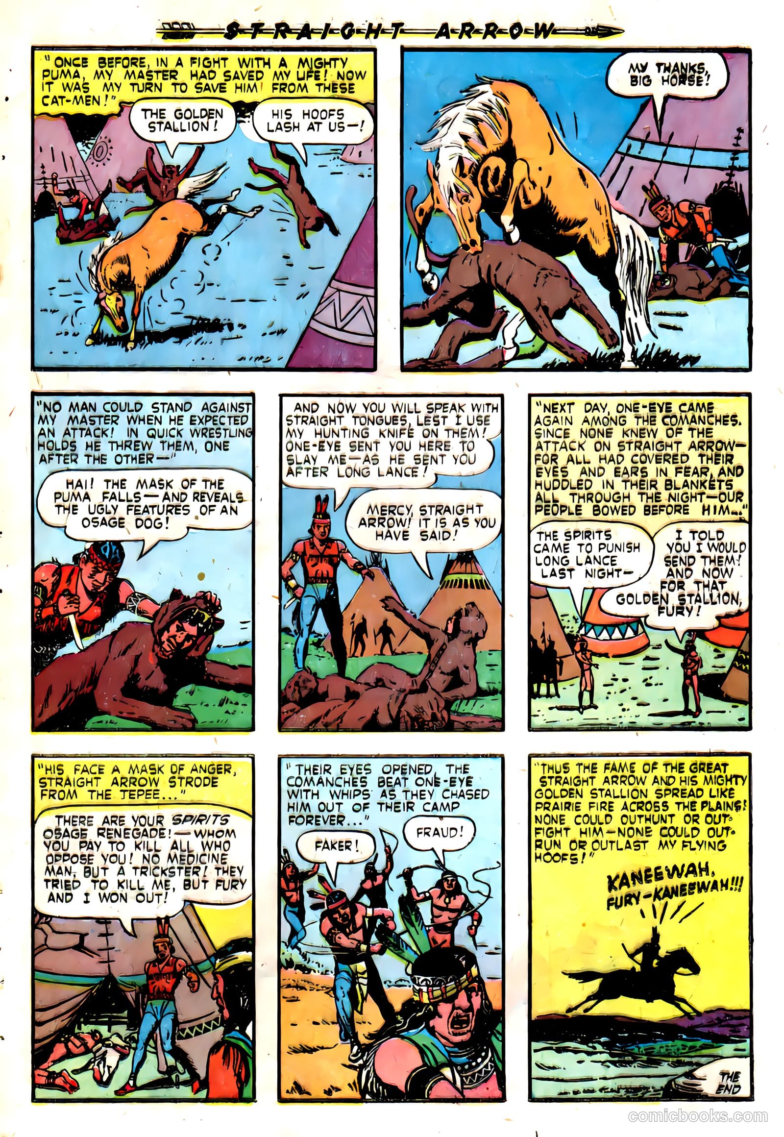 Straight Arrow #21 (1952) — page 9 of 18