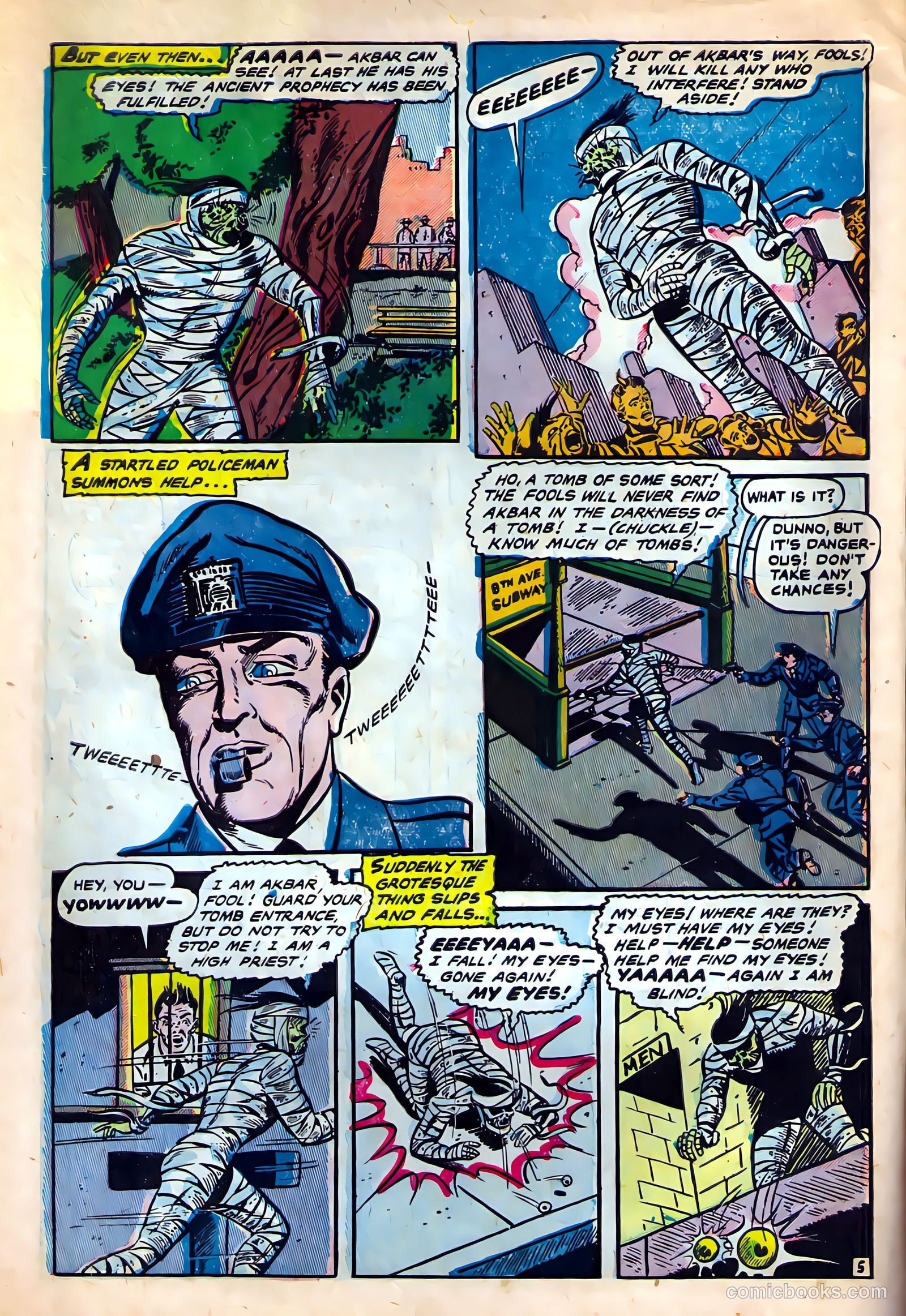 Strange Fantasy #10 (1954, Farrell) — page 8 of 36