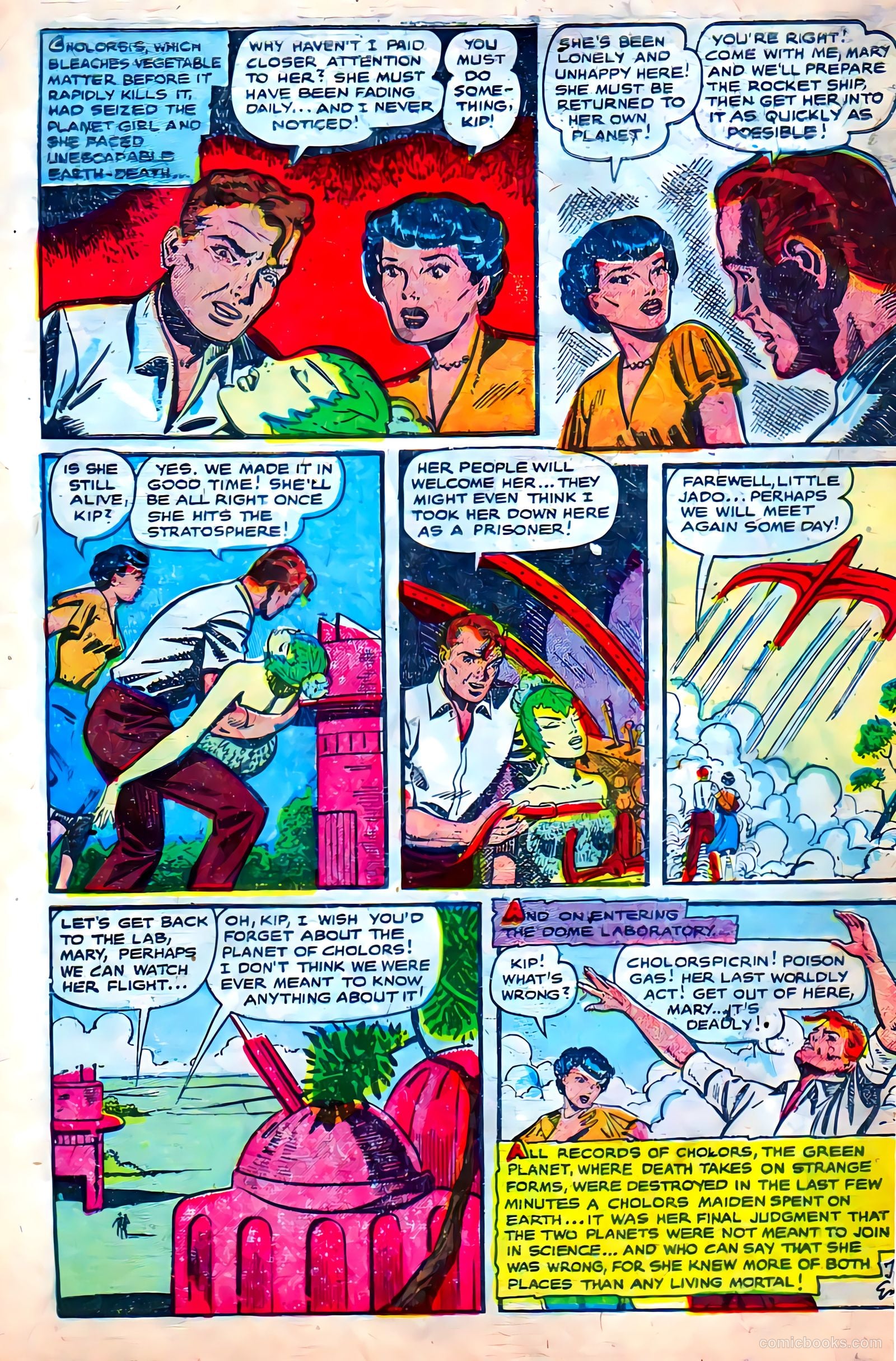 Strange Mysteries #10 (1954) — page 34