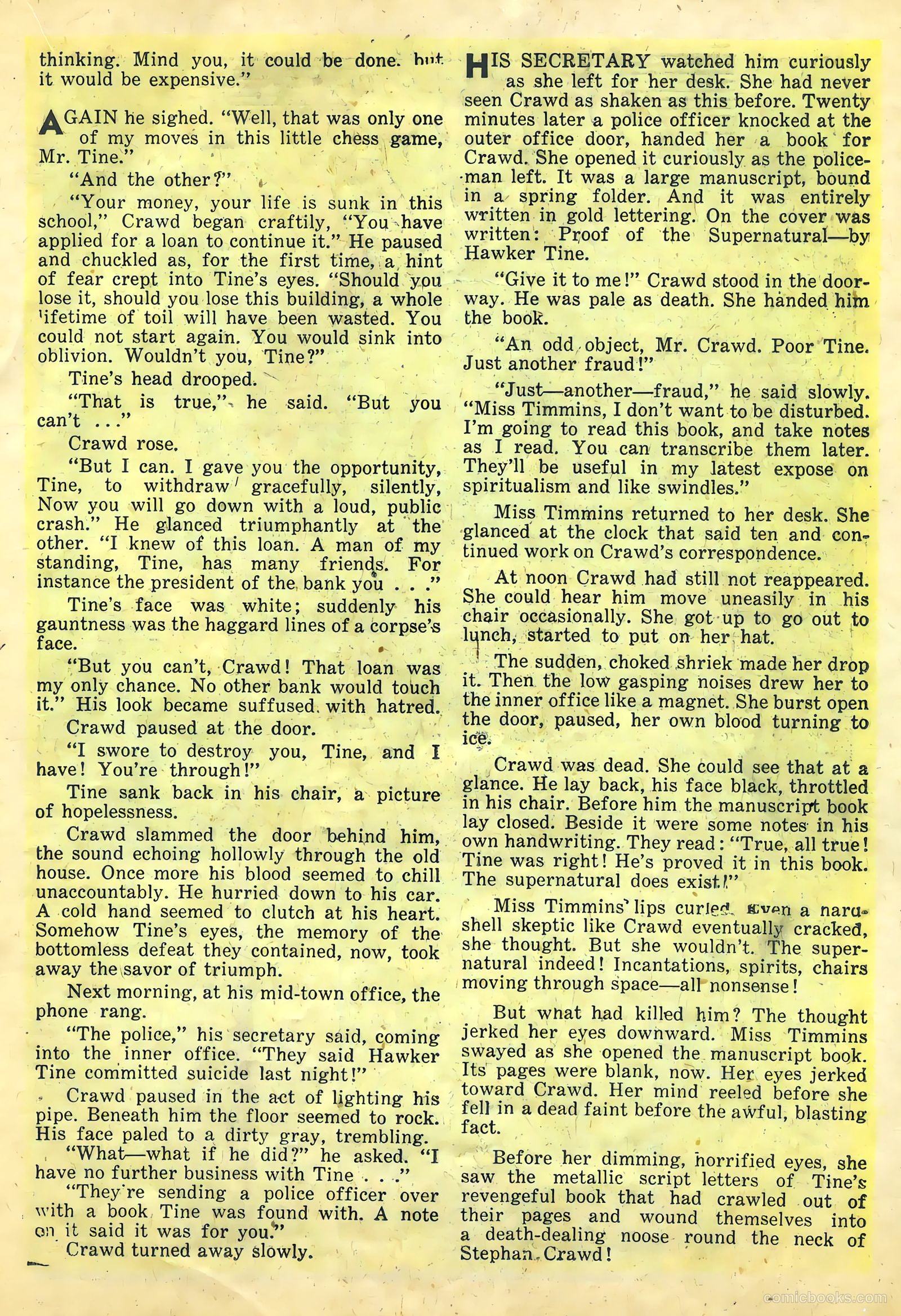 Strange Mysteries #12 (1953) — page 18