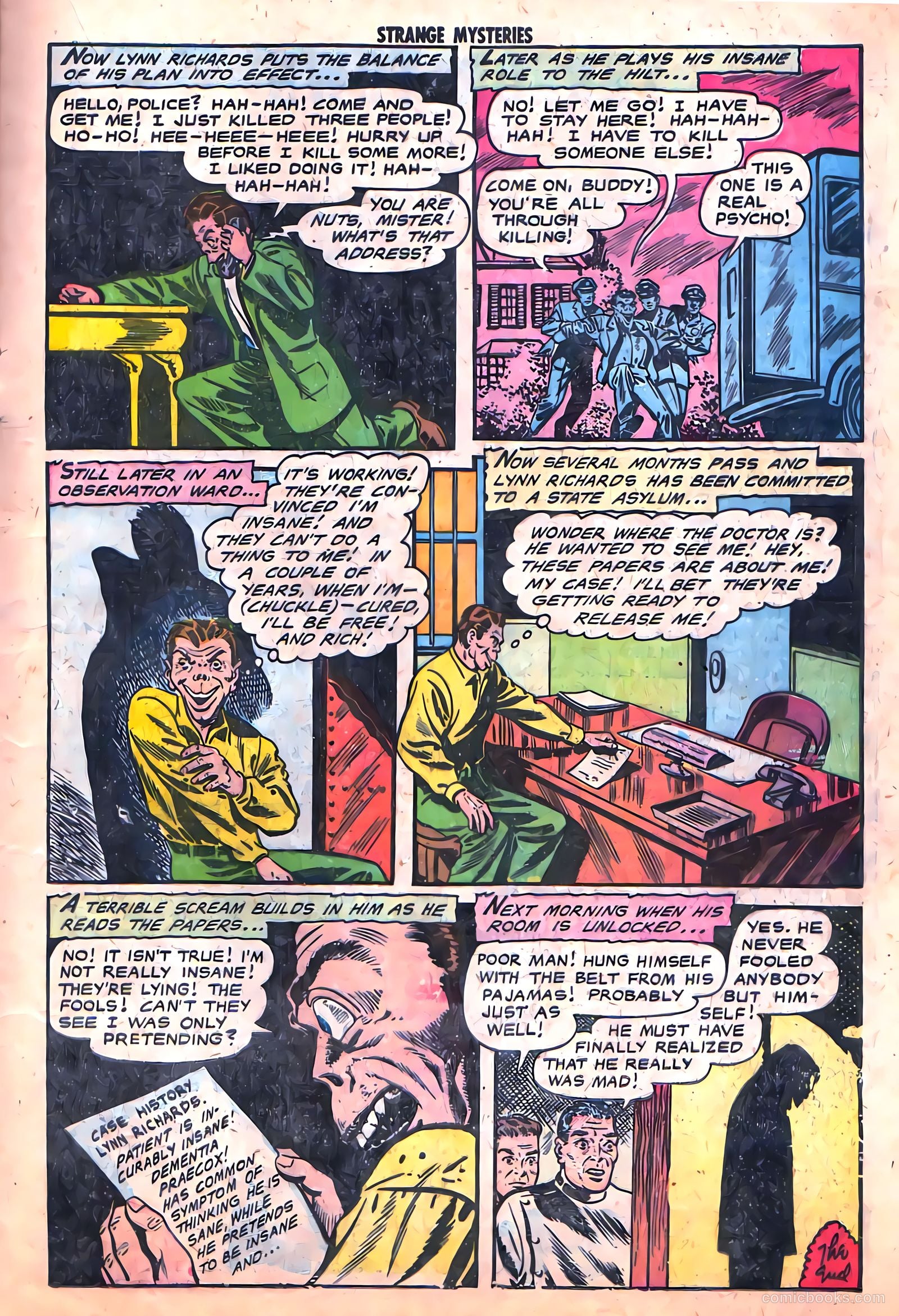 Strange Mysteries #13 (1953) — page 17
