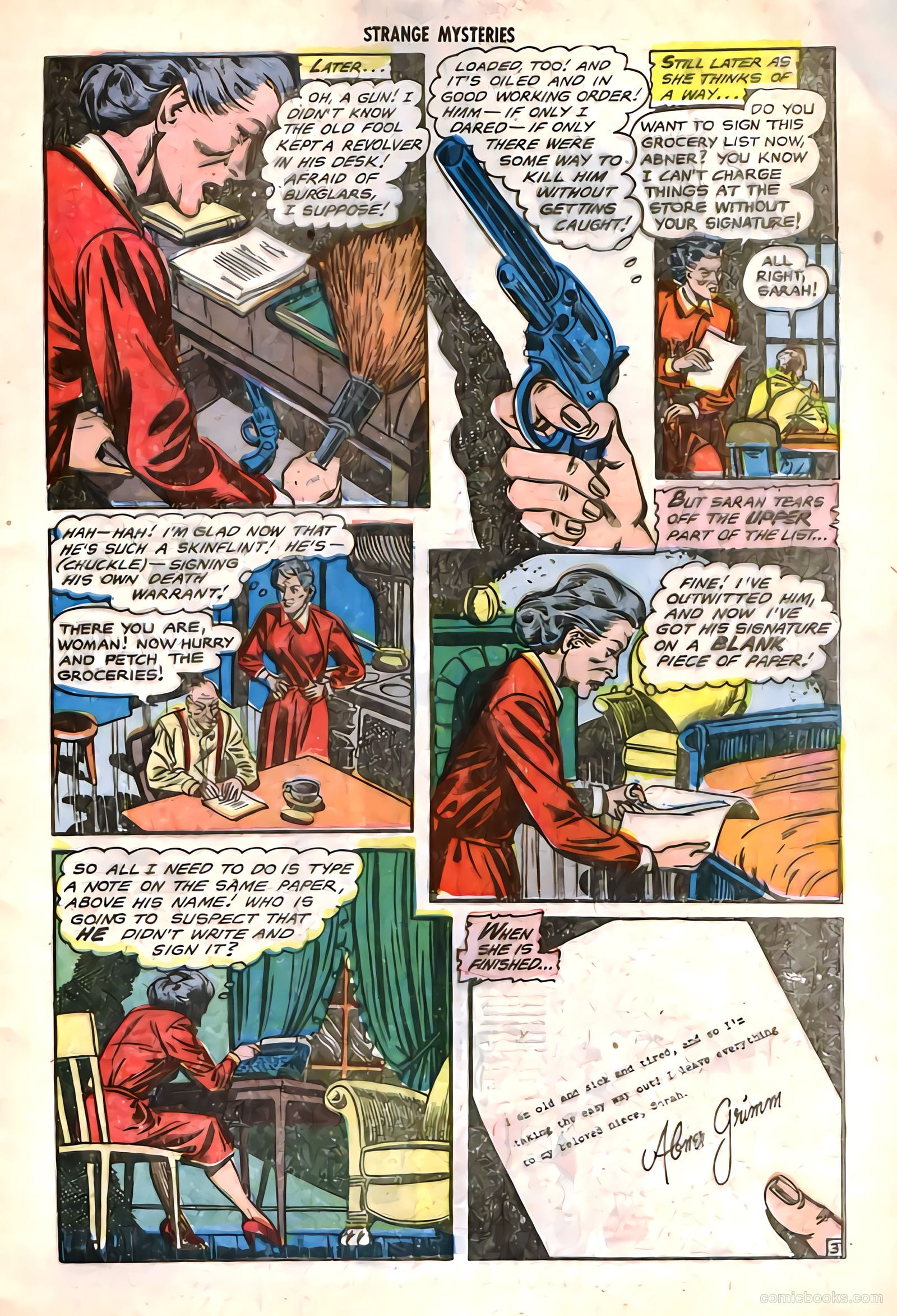 Strange Mysteries #14 (1953) — page 5