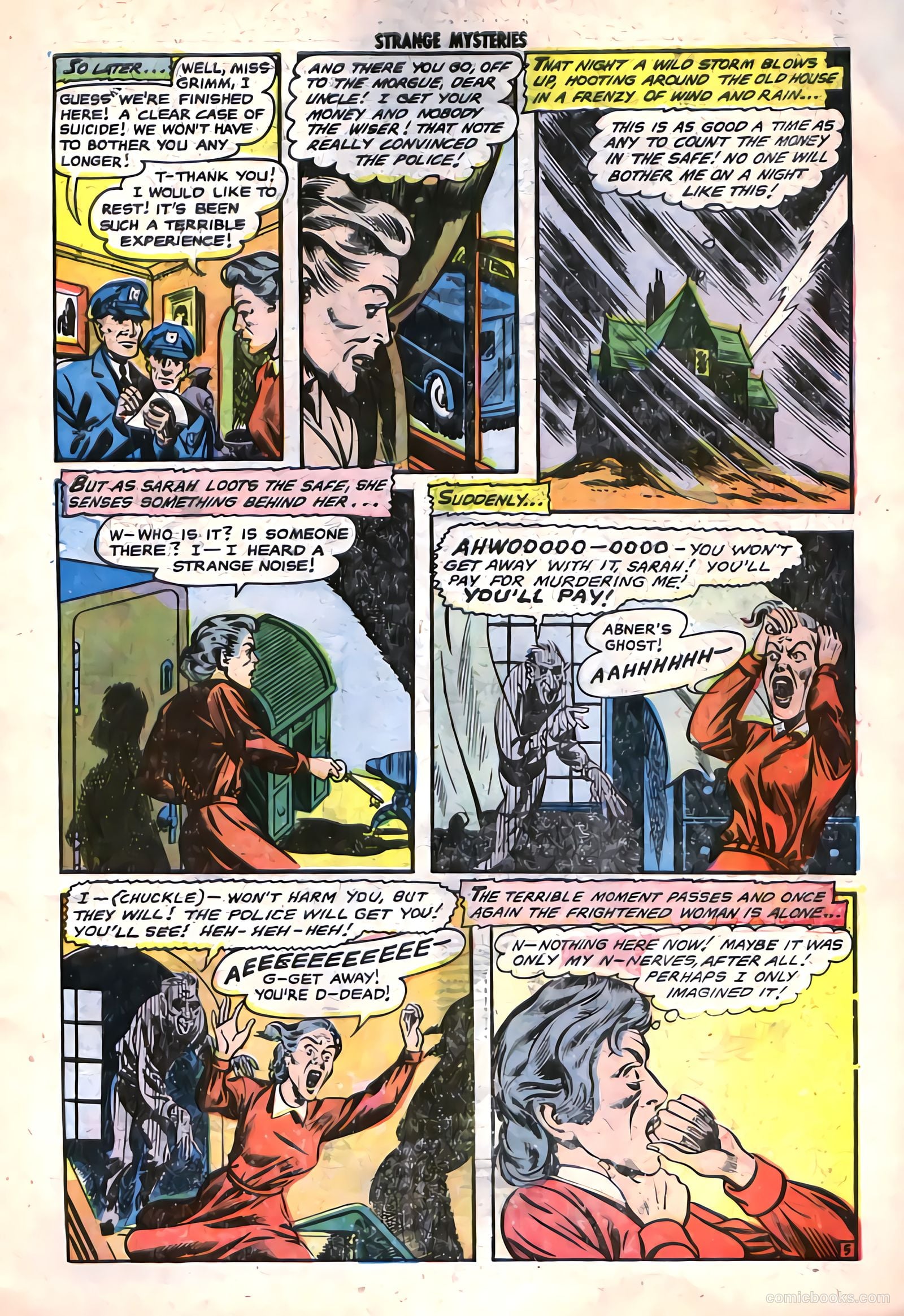 Strange Mysteries #14 (1953) — page 7