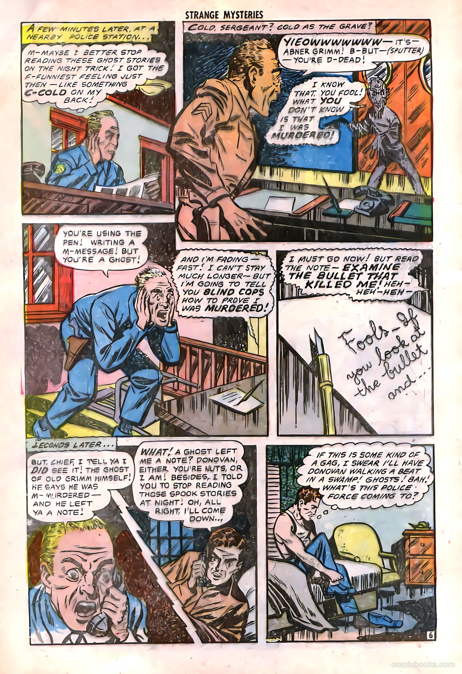 Strange Mysteries #14 (1953) — page 8