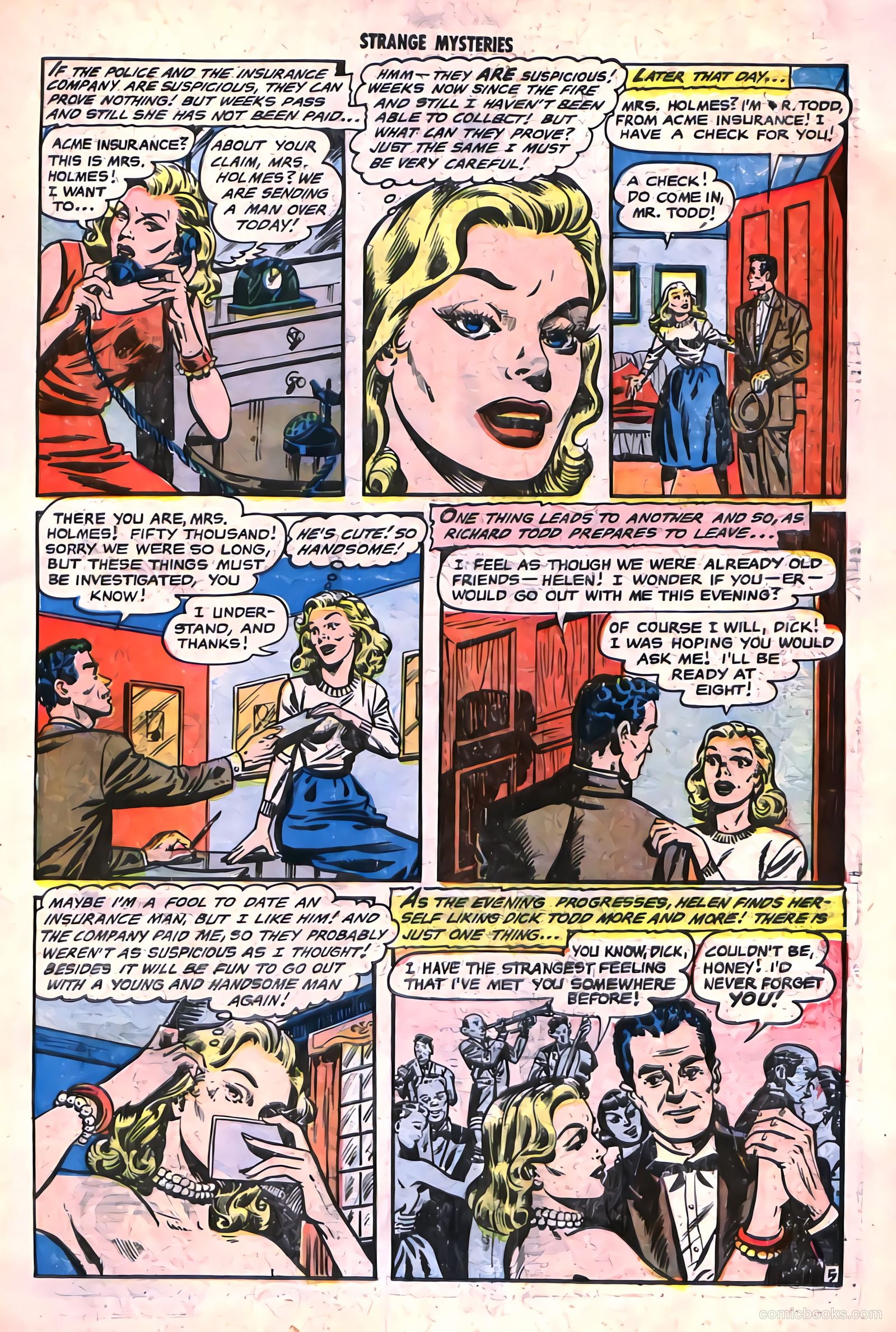 Strange Mysteries #14 (1953) — page 15